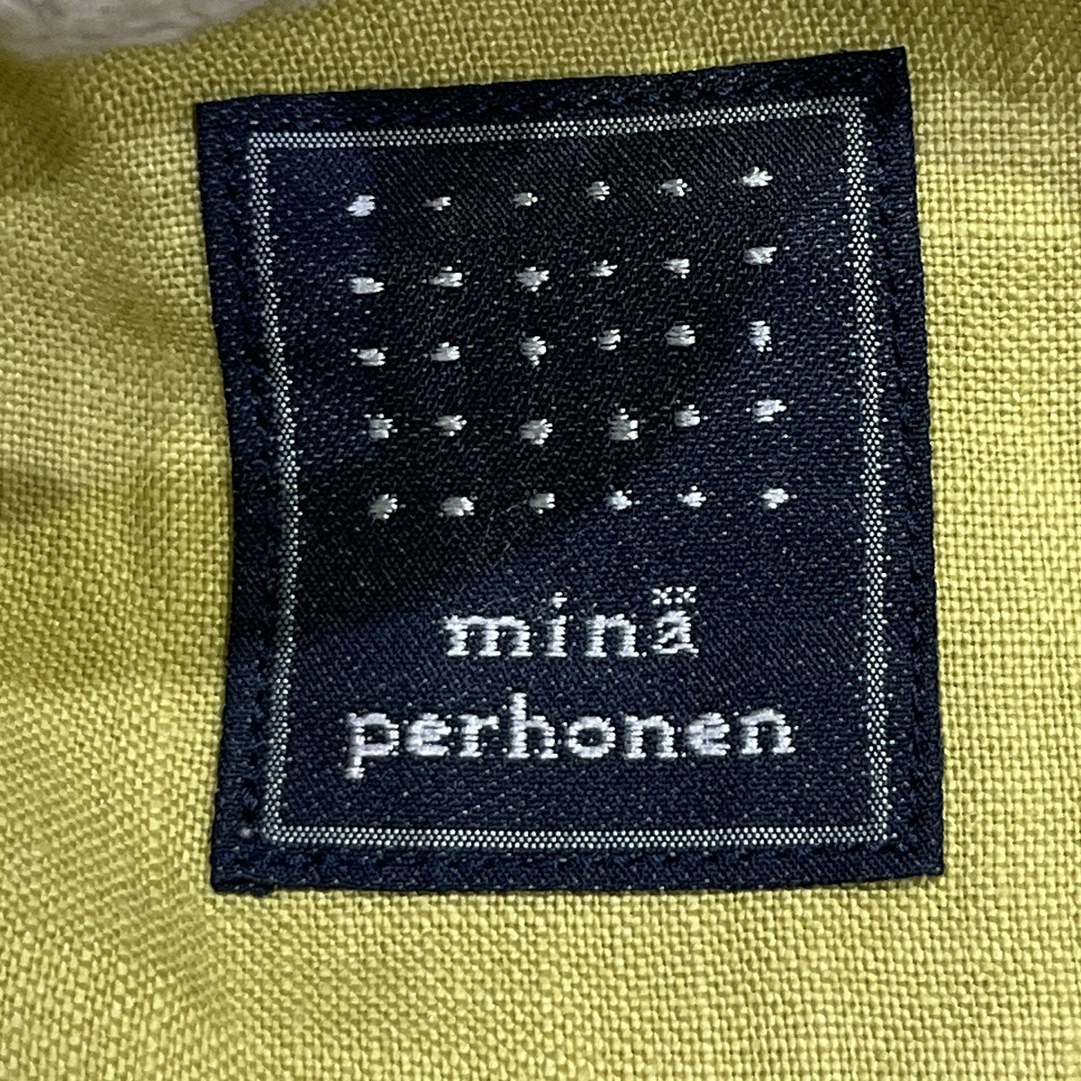 mina perhonen リネントートバッグusa bagrs9584 古着・中古-6枚目のアイテム画像