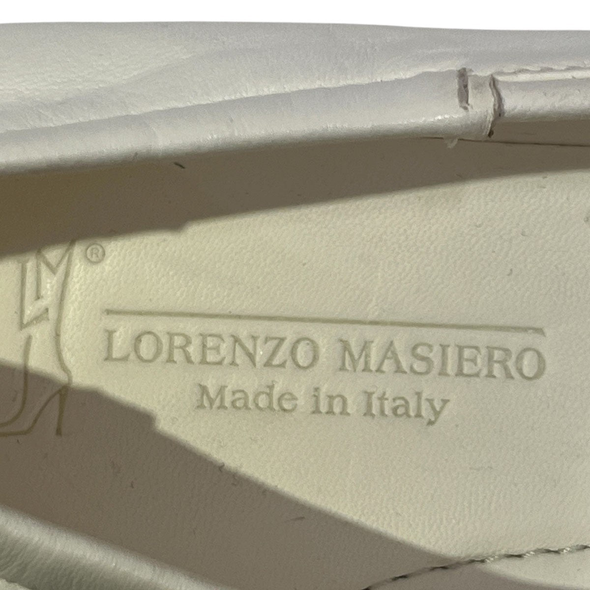LORENZO MASIERO レザーフラットシューズ 古着・中古-6枚目のアイテム画像