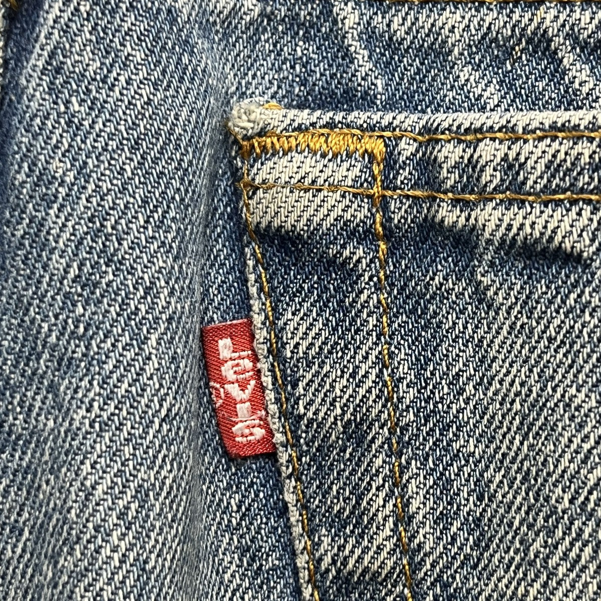LEVI’S USA製501インディゴデニムジャケット 古着・中古-7枚目のアイテム画像