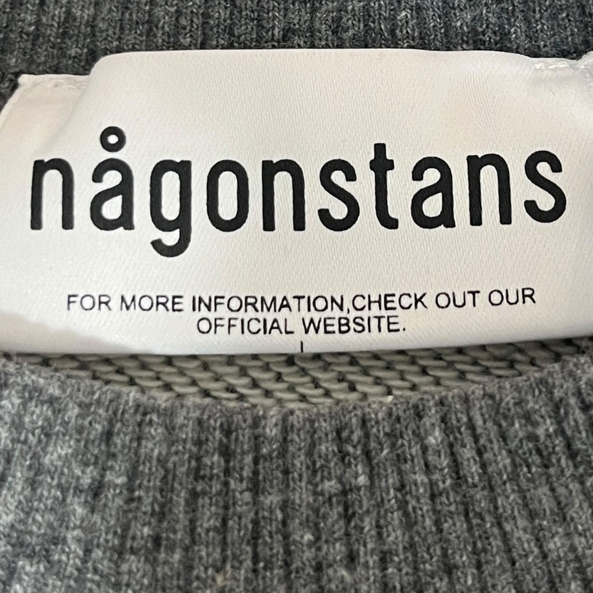 nagonstans(ナゴンスタンス) 24SSasymmetry hole pullover470HS880