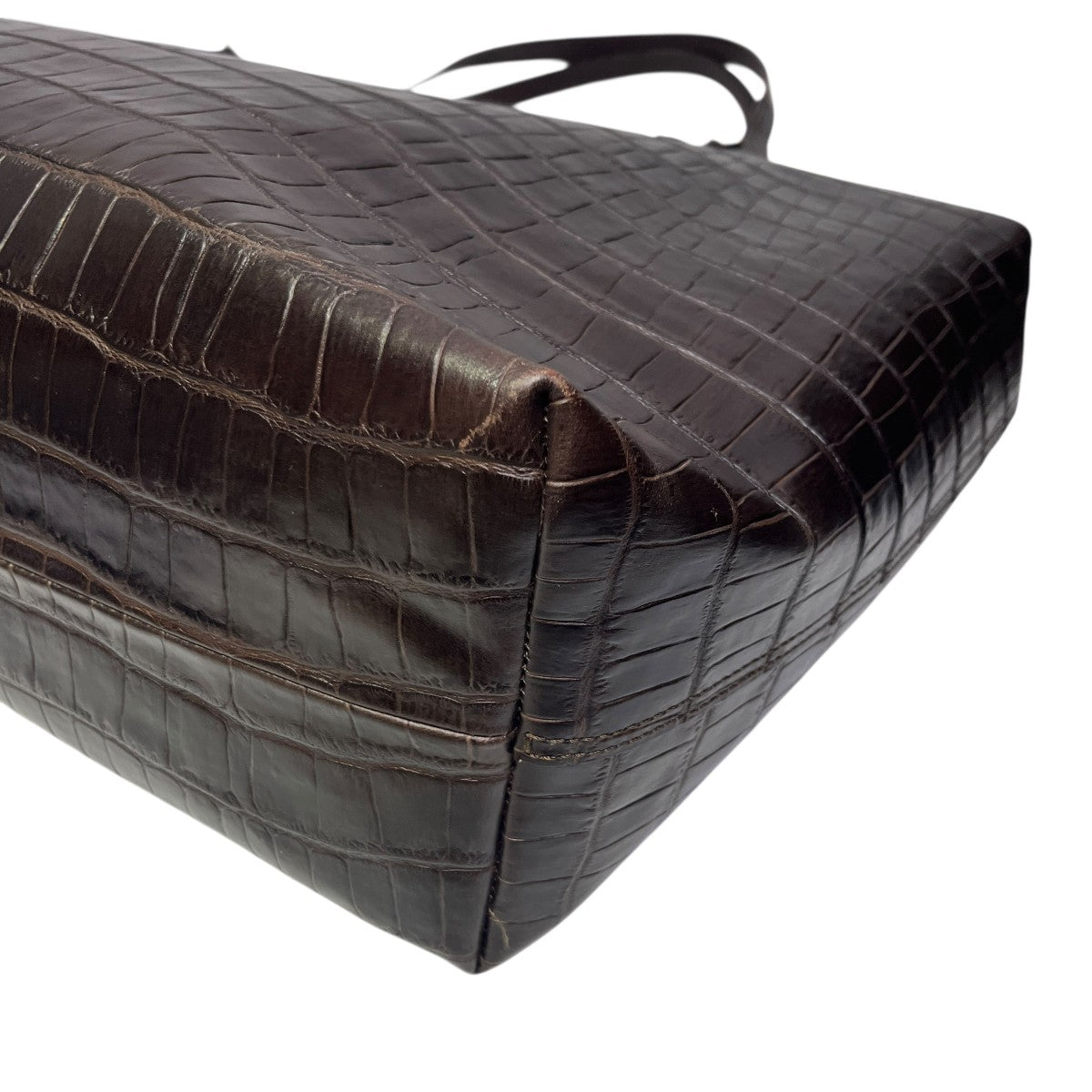 Felisi(フェリージ) クロコ型押しレザートート15-20 15-20 ブラウン