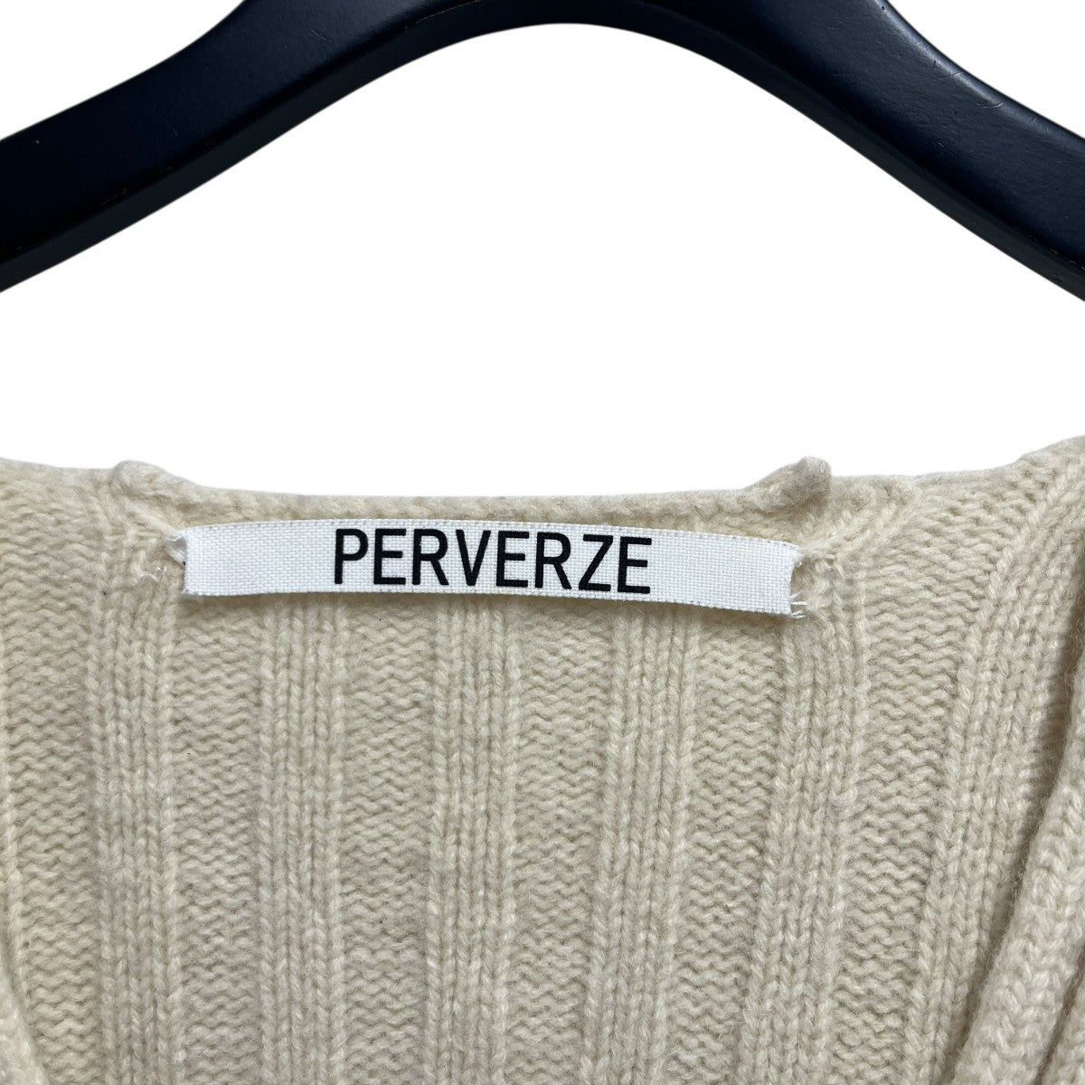 PERVERZE カットオフキーネックニット0118030505 古着・中古-5枚目のアイテム画像