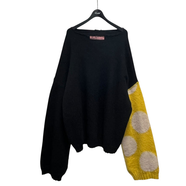 美品 20ss ラフシモンズ オーバーサイズ ニット セーター RAFSMONS RAF SIMONS（ラフ シモンズ） 20SS OVERSIZE ROUNDNECK SWEATER WITH