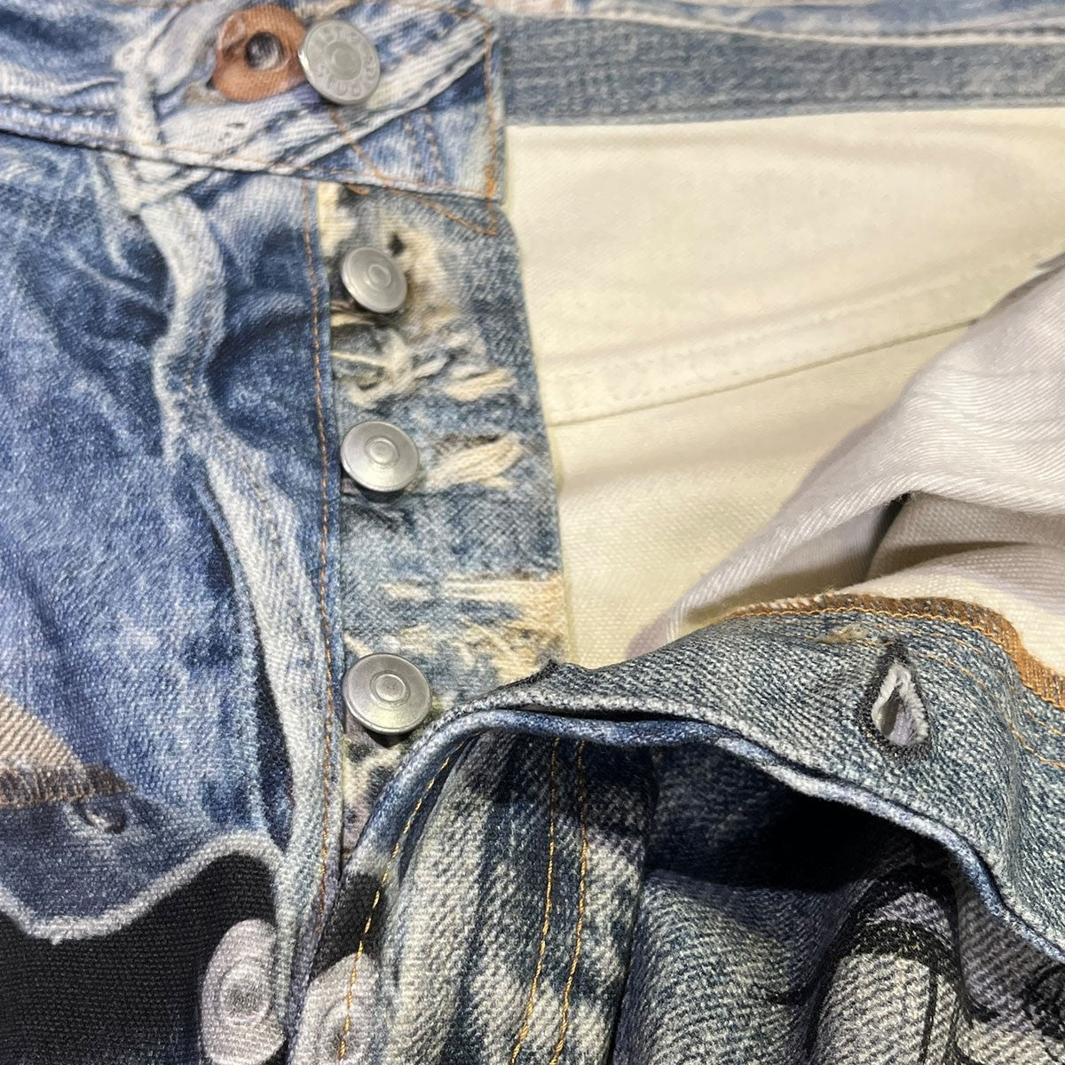 ACNE STUDIOS(アクネストゥディオズ) SUPER BAGGY FIT JEANS 転写