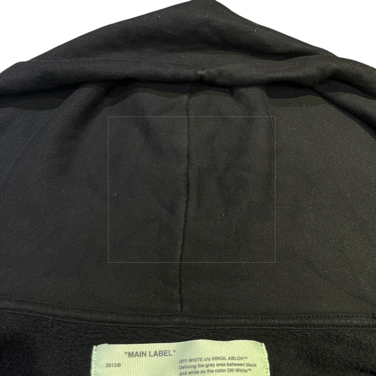 OFFWHITE Diag Galaxy Brushed Zip HoodieパーカーOMBB003F17619030 古着・中古-4枚目のアイテム画像