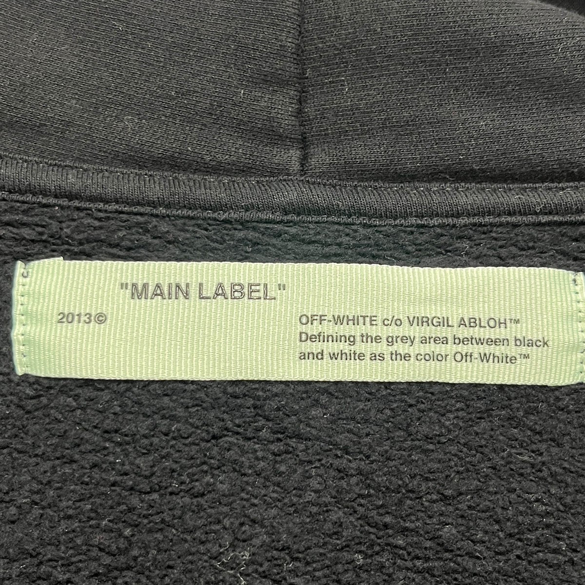 OFFWHITE Diag Galaxy Brushed Zip HoodieパーカーOMBB003F17619030 古着・中古-8枚目のアイテム画像