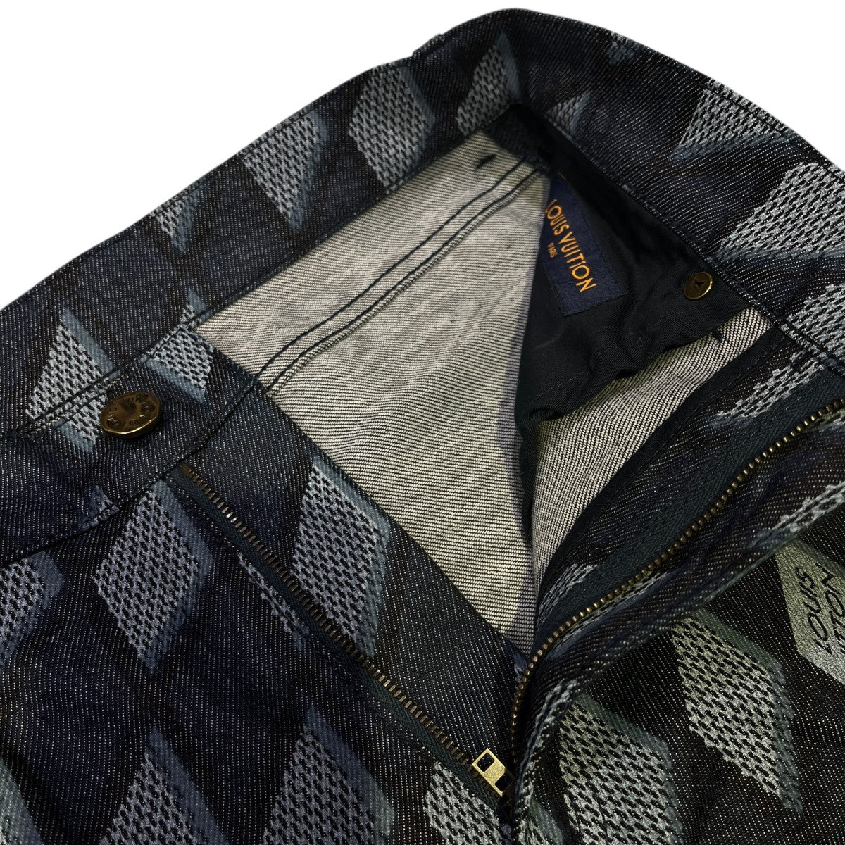 LOUIS VUITTON(ルイヴィトン) 22AWダイヤモンド ダミエデニムパンツ