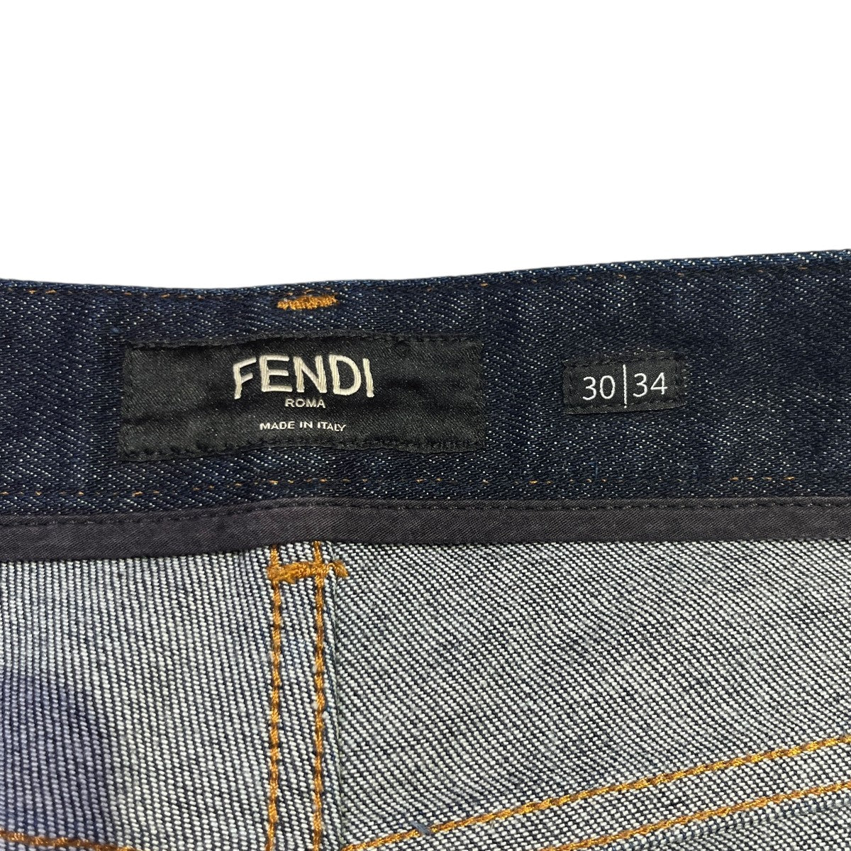 FENDI ズッカ柄インディゴデニムパンツFLP201 A0X4 古着・中古-8枚目のアイテム画像
