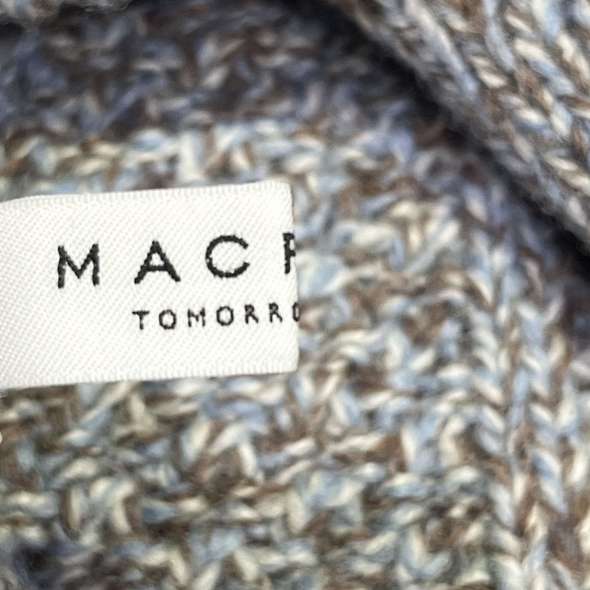 MACPHEE エアヤーンケーブルクルーネックプルオーバー12-02-05-02307 古着・中古-3枚目のアイテム画像