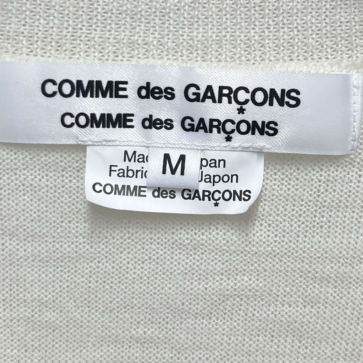 COMME des GARCONS COMME des GARCONS AD2022透かしウールセーターRK-N504 古着・中古-4枚目のアイテム画像