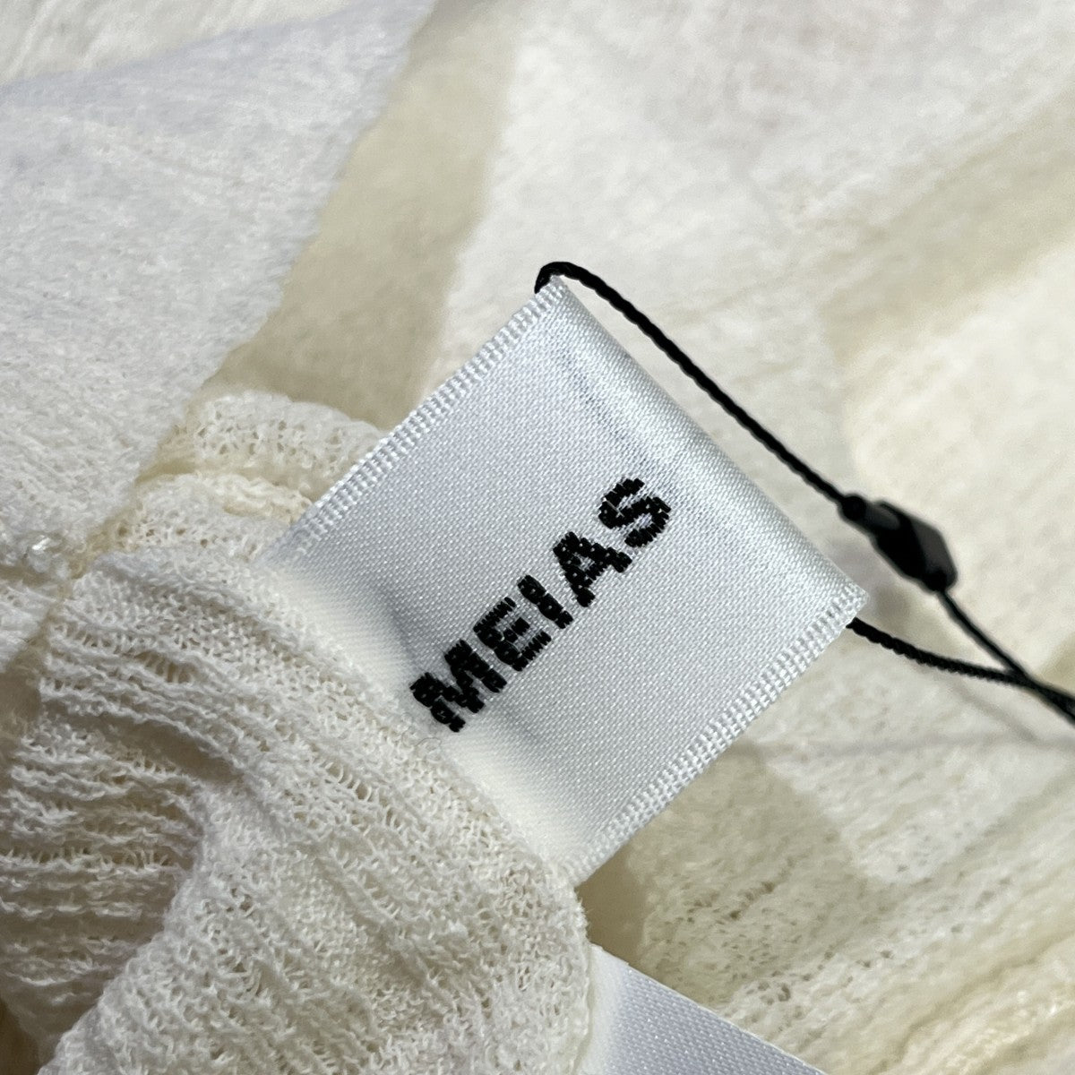 MEIAS WOOL FINE BOUCLE TTL PO タートルニットDNTP0-5A18 古着・中古-3枚目のアイテム画像