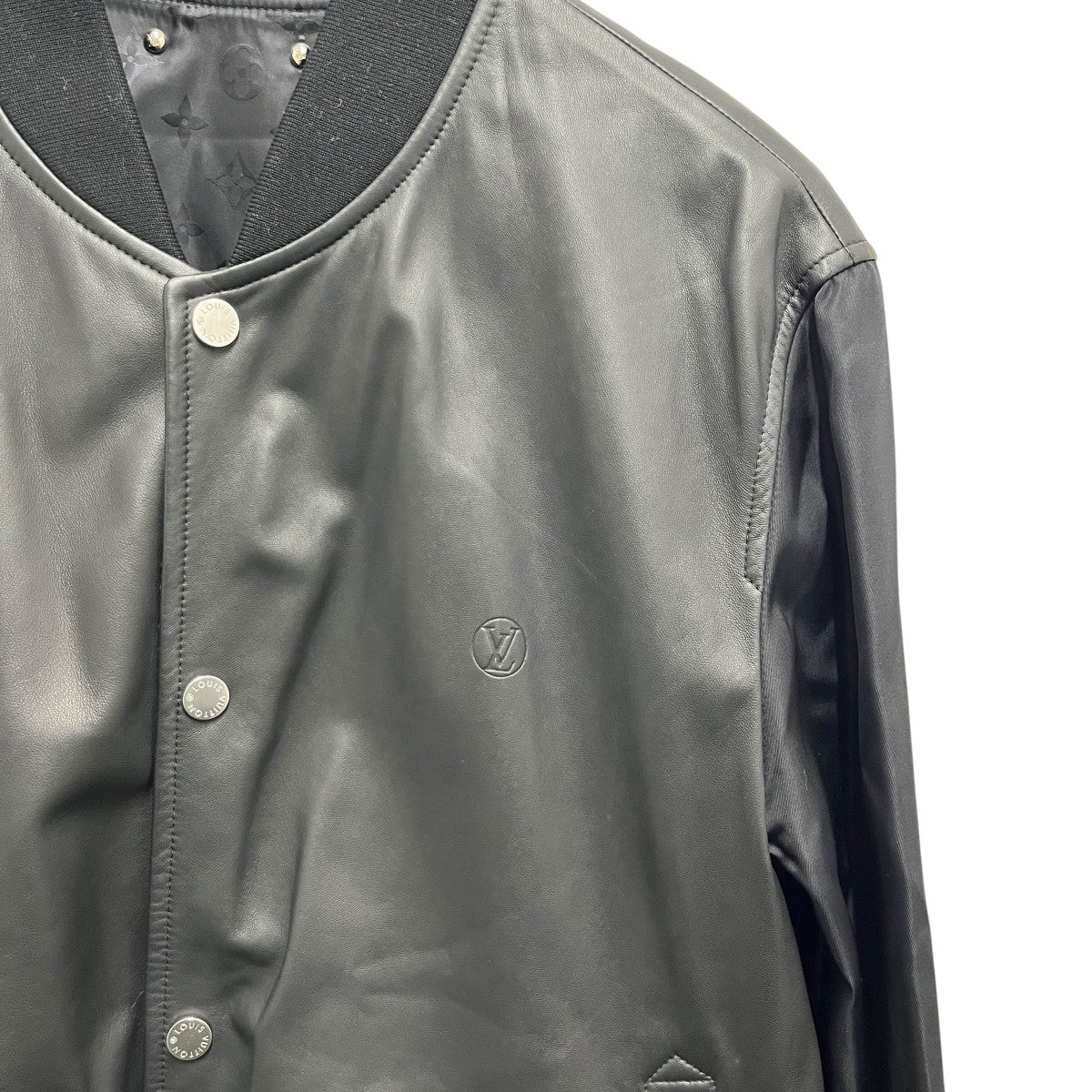 LOUIS VUITTON モノグラムリバーシブルレザージャケットHFL40WKPT 古着・中古-5枚目のアイテム画像
