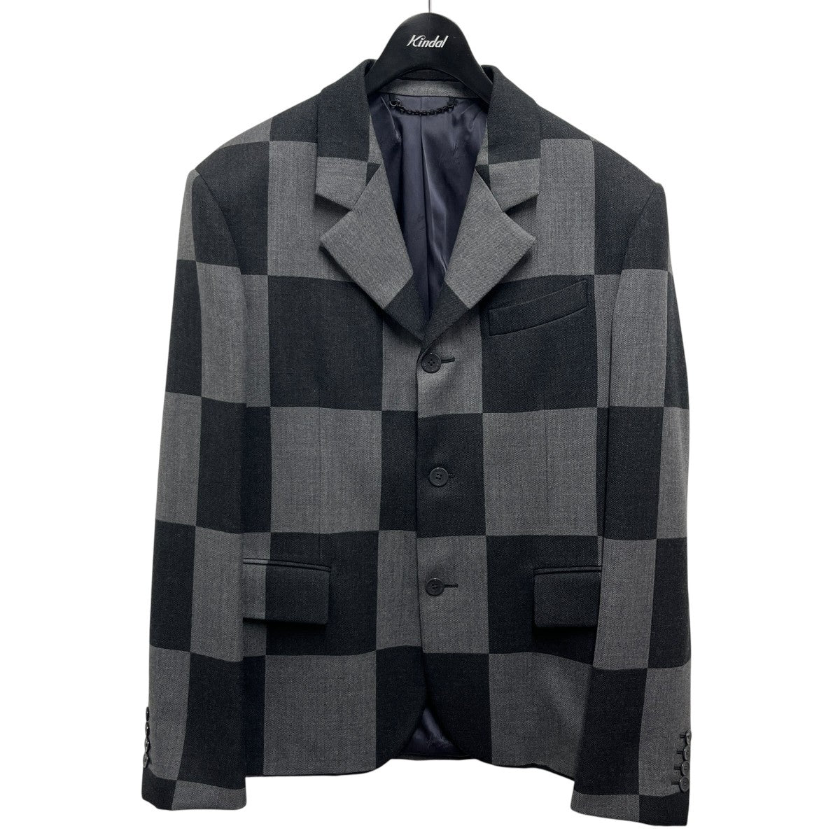 LOUIS VUITTON ×NIGO Giant Damier ジャイアントダミエテーラードジャケットRM202M UTK HJJ02E 古着・中古-1枚目のアイテム画像