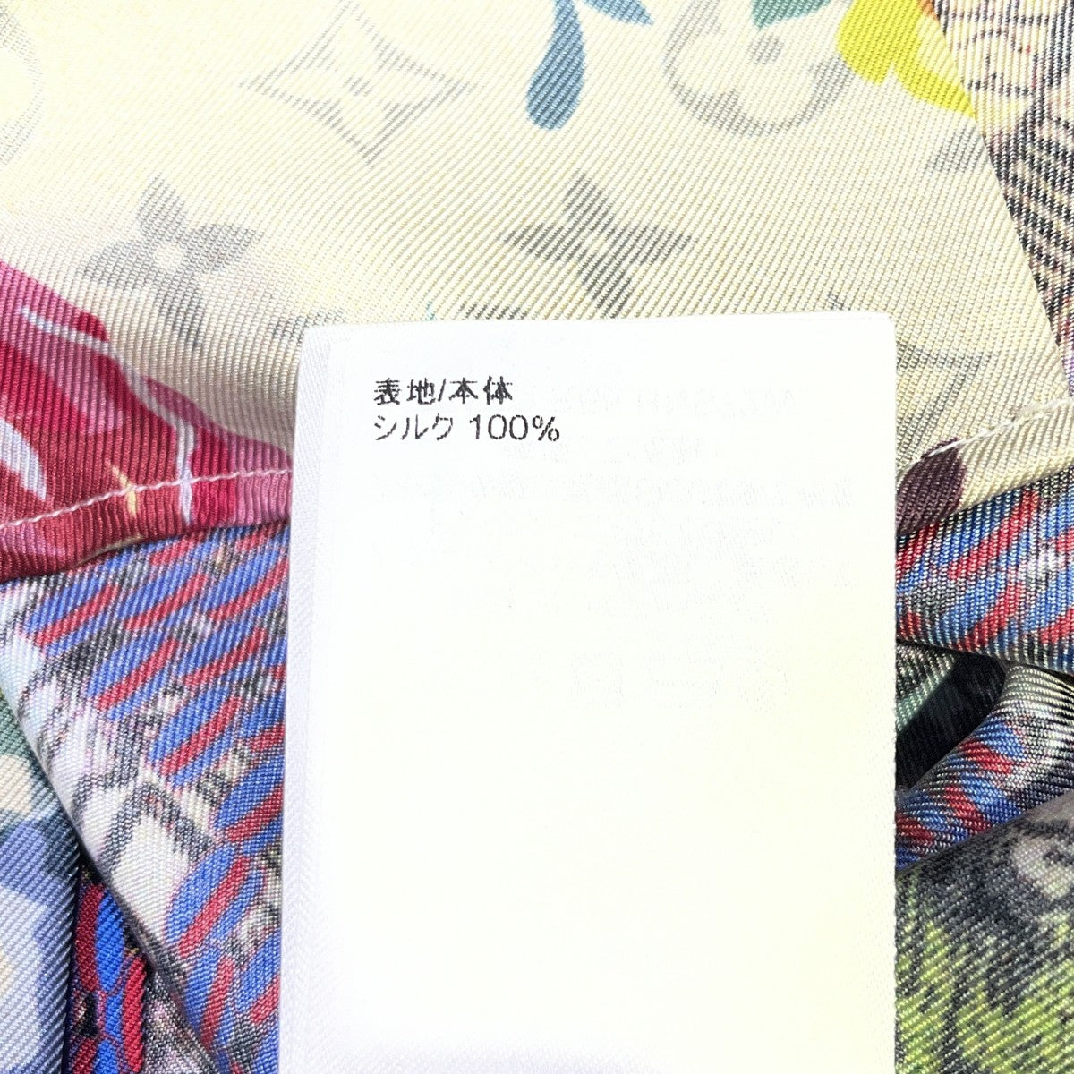 LOUIS VUITTON 22SSモノグラムフラワーシルクシャツRM222 RB8 HS72W 古着・中古-9枚目のアイテム画像