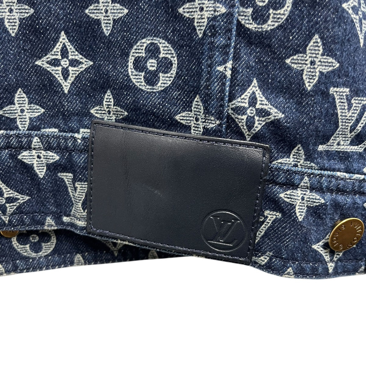 LOUIS VUITTON 18AWPOP UP STORE限定 MONOGRAM DENIM JACKETHFA01WGU0 古着・中古-5枚目のアイテム画像