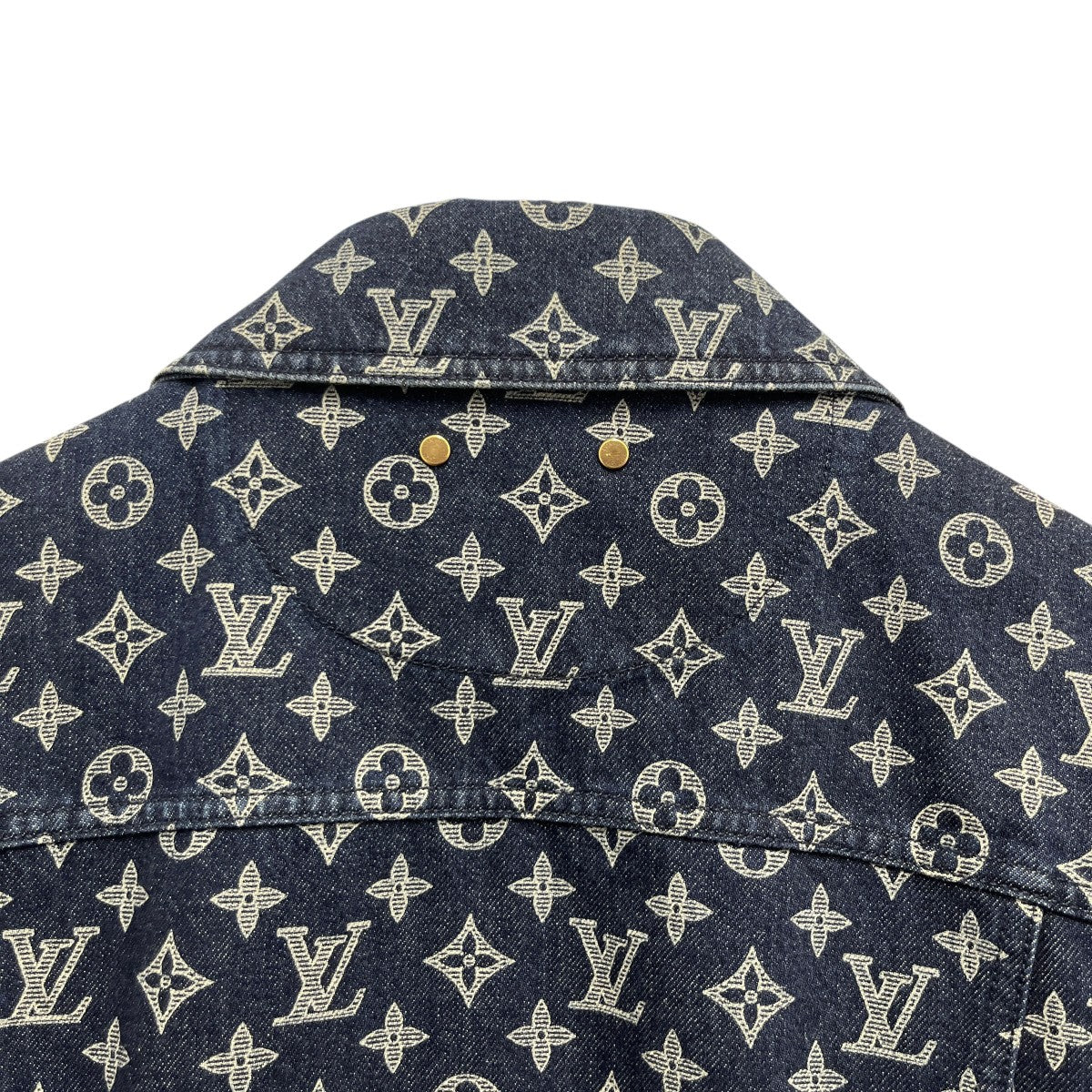 LOUIS VUITTON 18AWPOP UP STORE限定 MONOGRAM DENIM JACKETHFA01WGU0 古着・中古-6枚目のアイテム画像