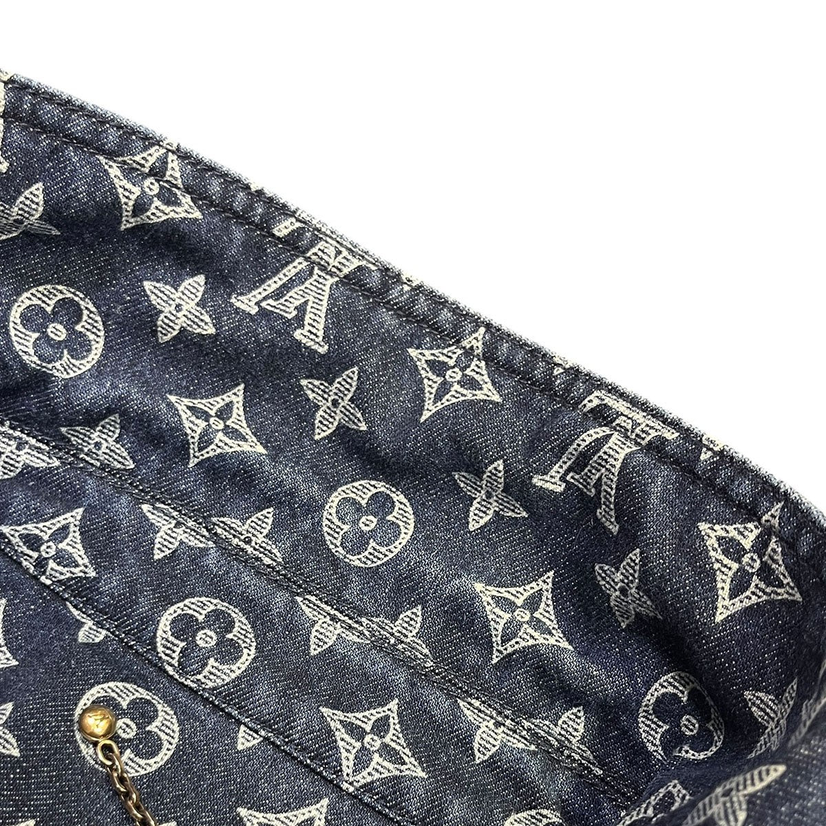 LOUIS VUITTON 18AWPOP UP STORE限定 MONOGRAM DENIM JACKETHFA01WGU0 古着・中古-8枚目のアイテム画像