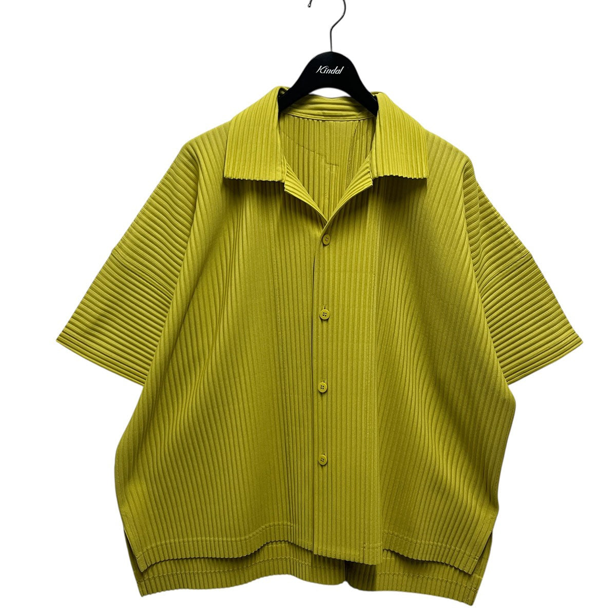 HOMME PLISSE ISSEY MIYAKE MONTHLY COLORS オープンカラーシャツHP53JJ072 古着・中古-1枚目のアイテム画像