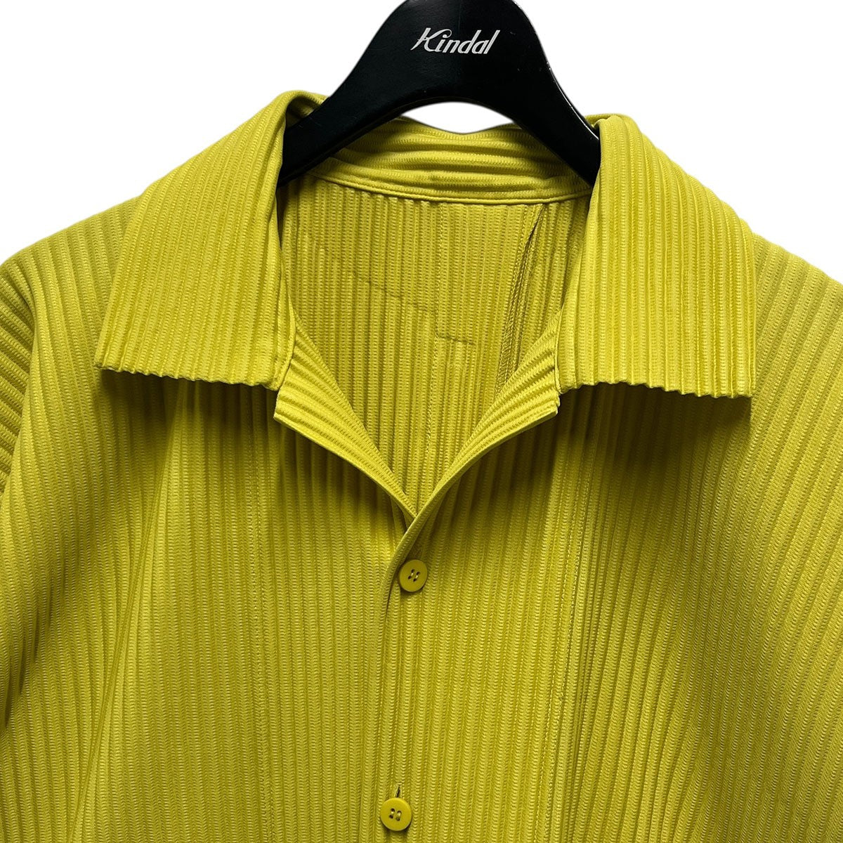 HOMME PLISSE ISSEY MIYAKE MONTHLY COLORS オープンカラーシャツHP53JJ072 古着・中古-3枚目のアイテム画像