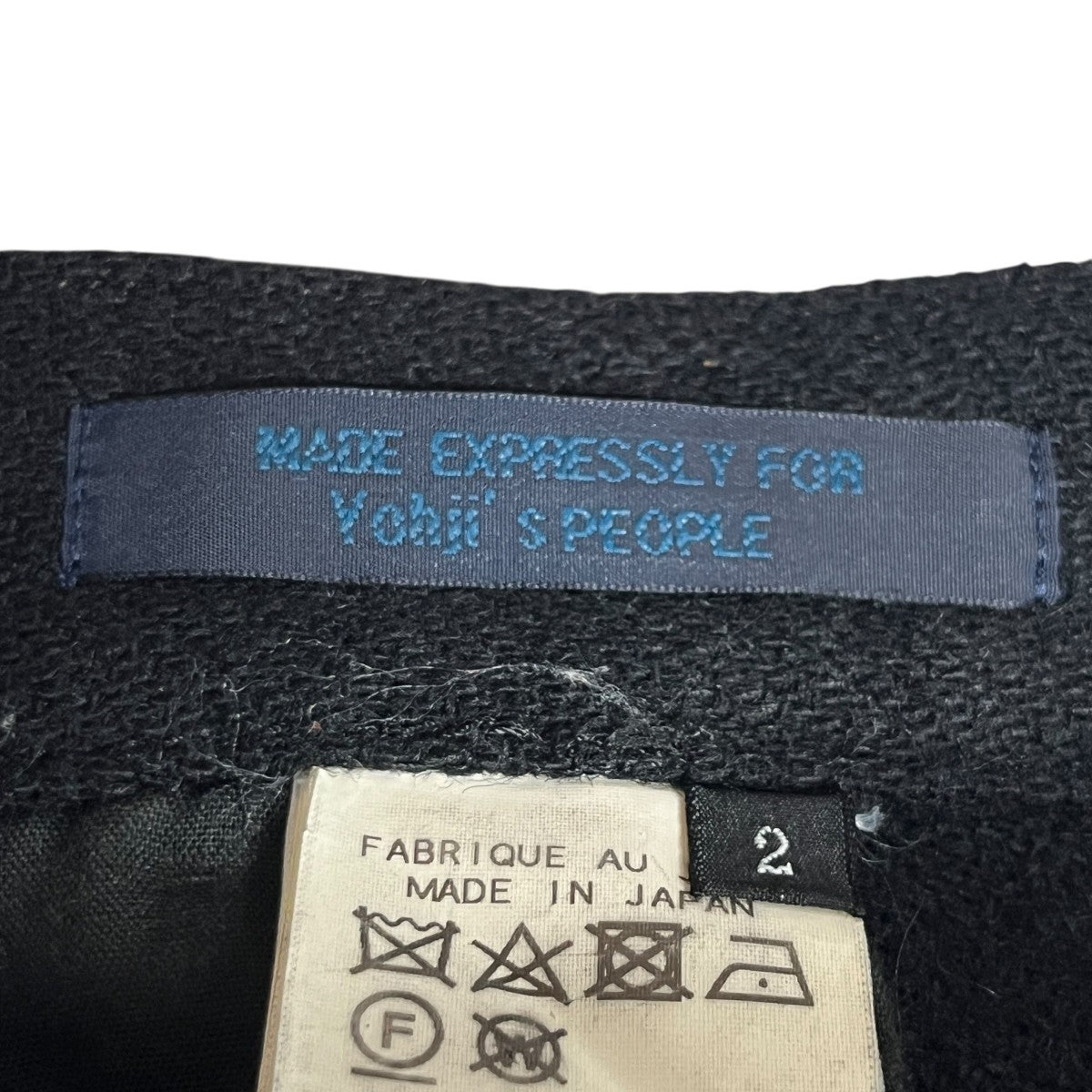 MADE EXPRESSLY FOR Yohji S PEOPLE ガウチョパンツFK-P52-101 古着・中古-6枚目のアイテム画像