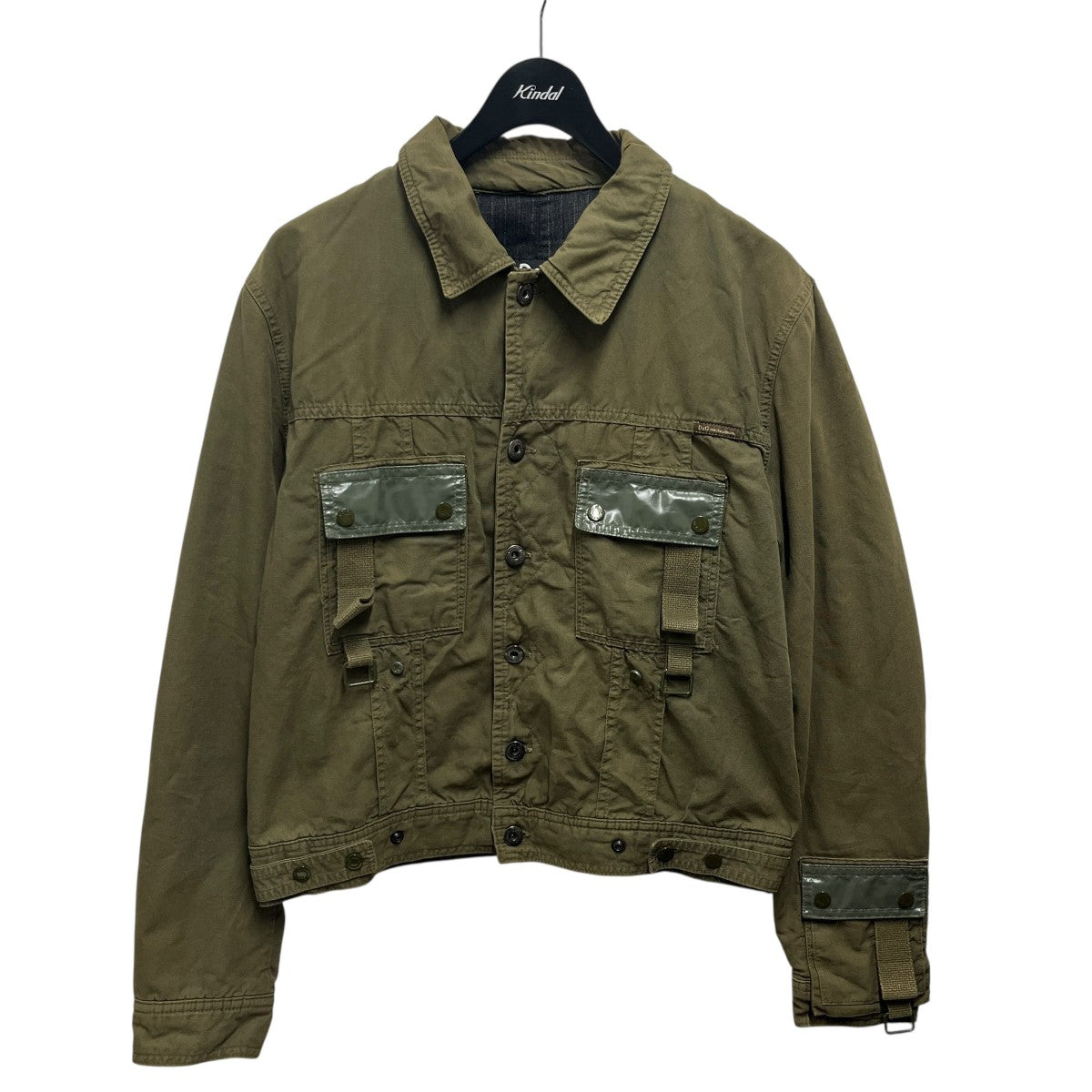 DOLCE ＆ GABBANA コーティングミリタリージャケット 古着・中古-1枚目のアイテム画像
