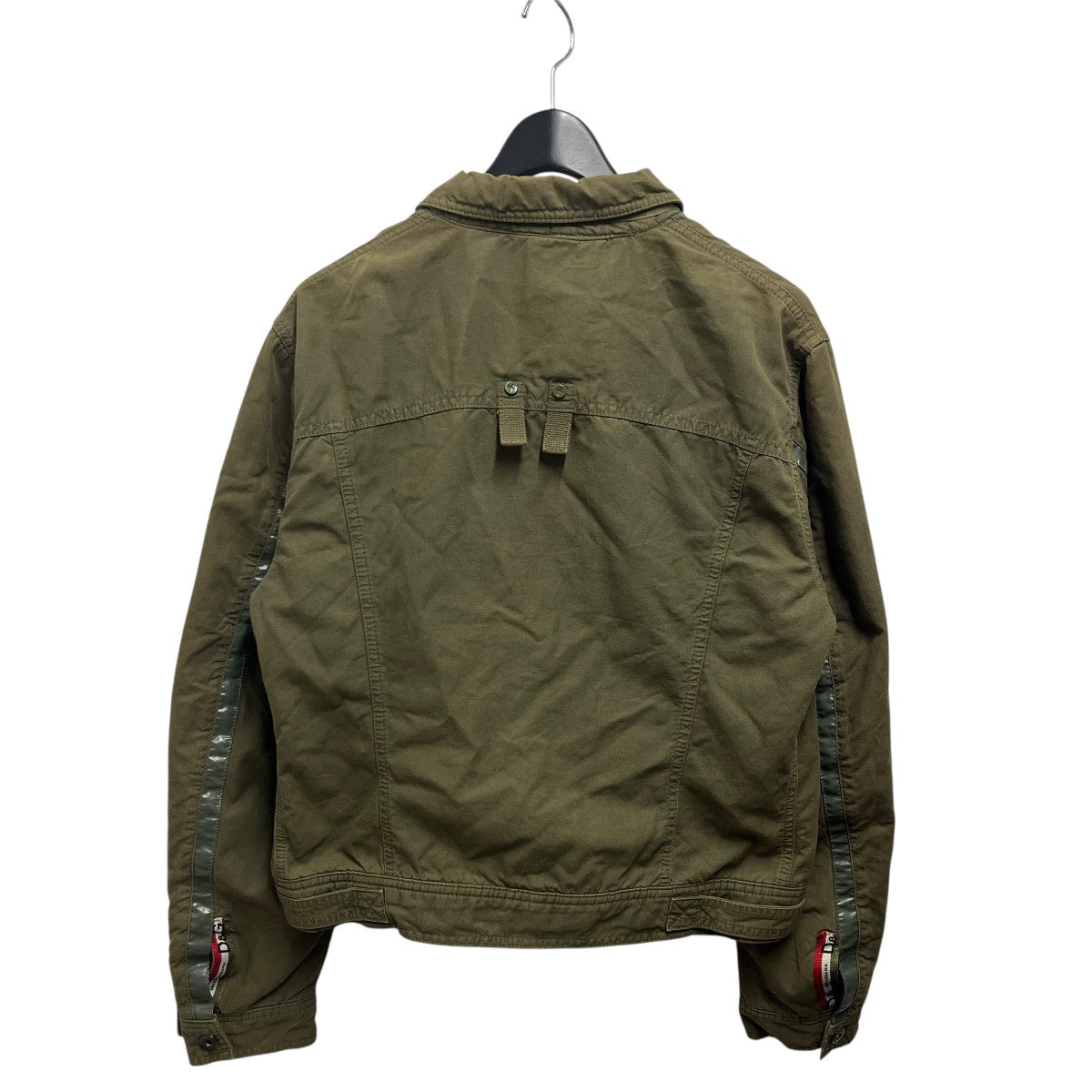 DOLCE ＆ GABBANA コーティングミリタリージャケット 古着・中古-2枚目のアイテム画像