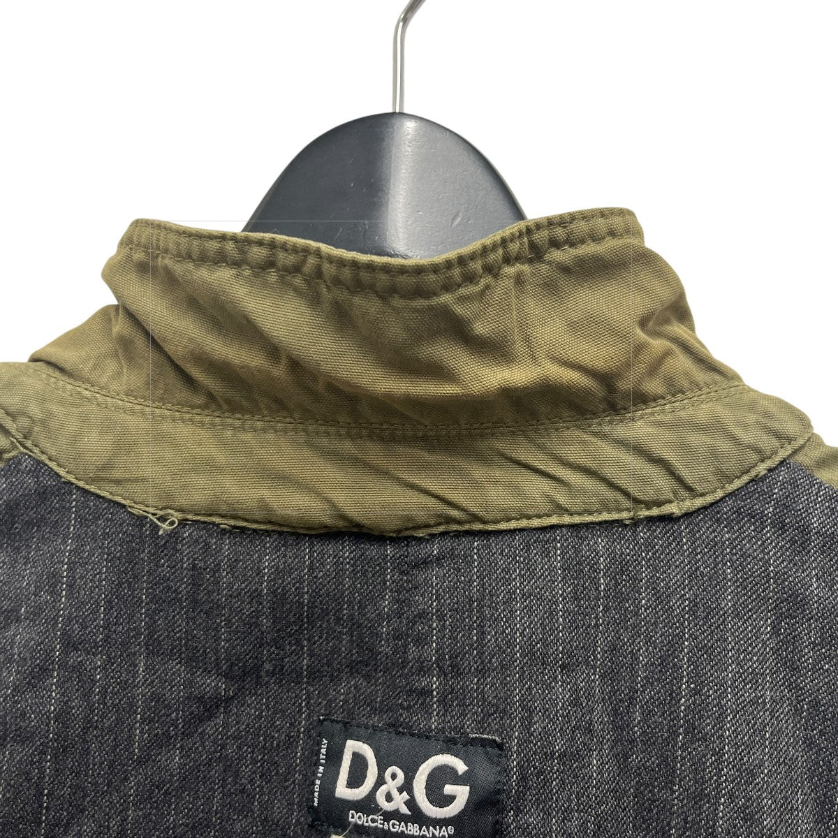 DOLCE ＆ GABBANA コーティングミリタリージャケット 古着・中古-8枚目のアイテム画像
