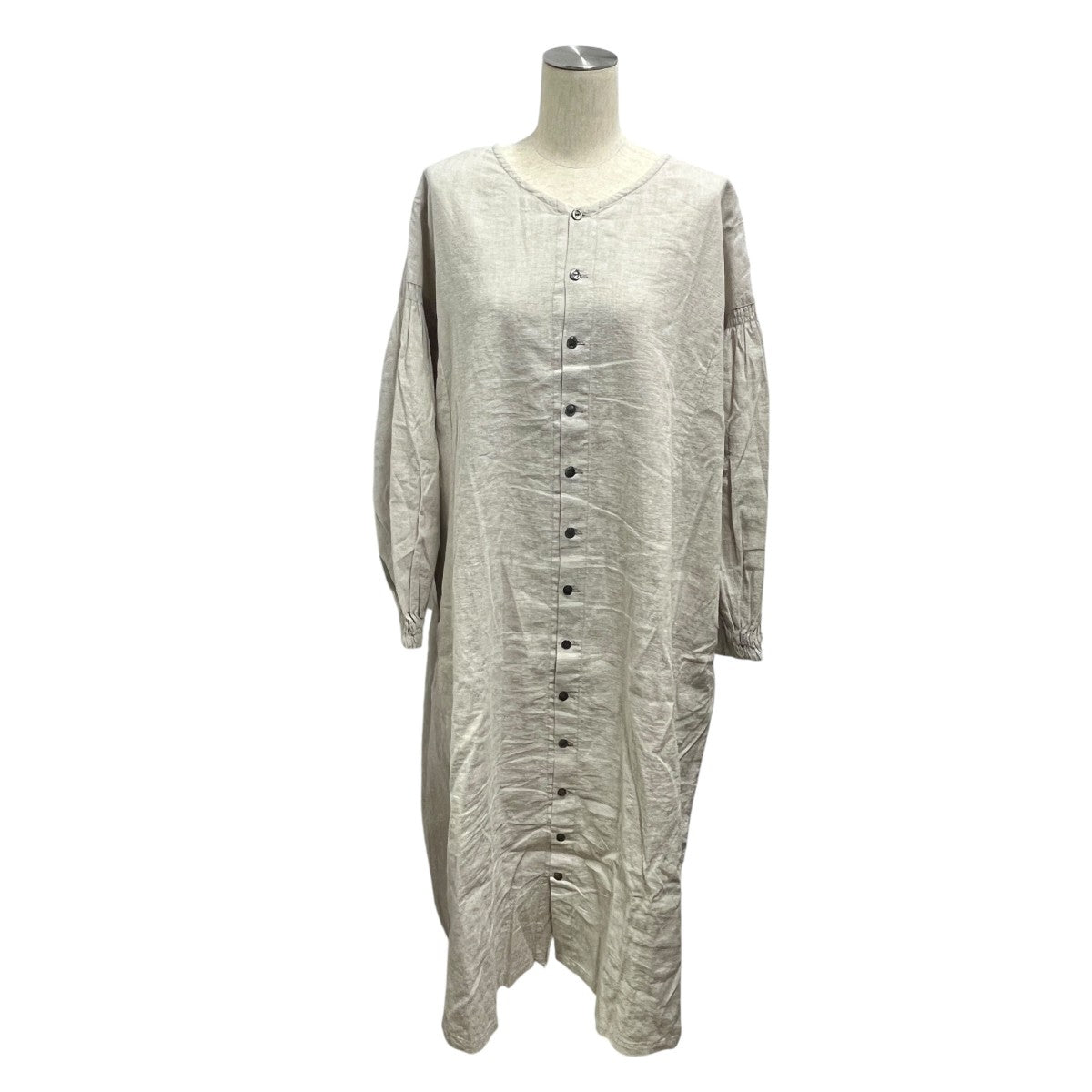 nest Robe シンプルライフ研究家マキさんコラボサステナブルワンピース01214-1095 古着・中古-1枚目のアイテム画像