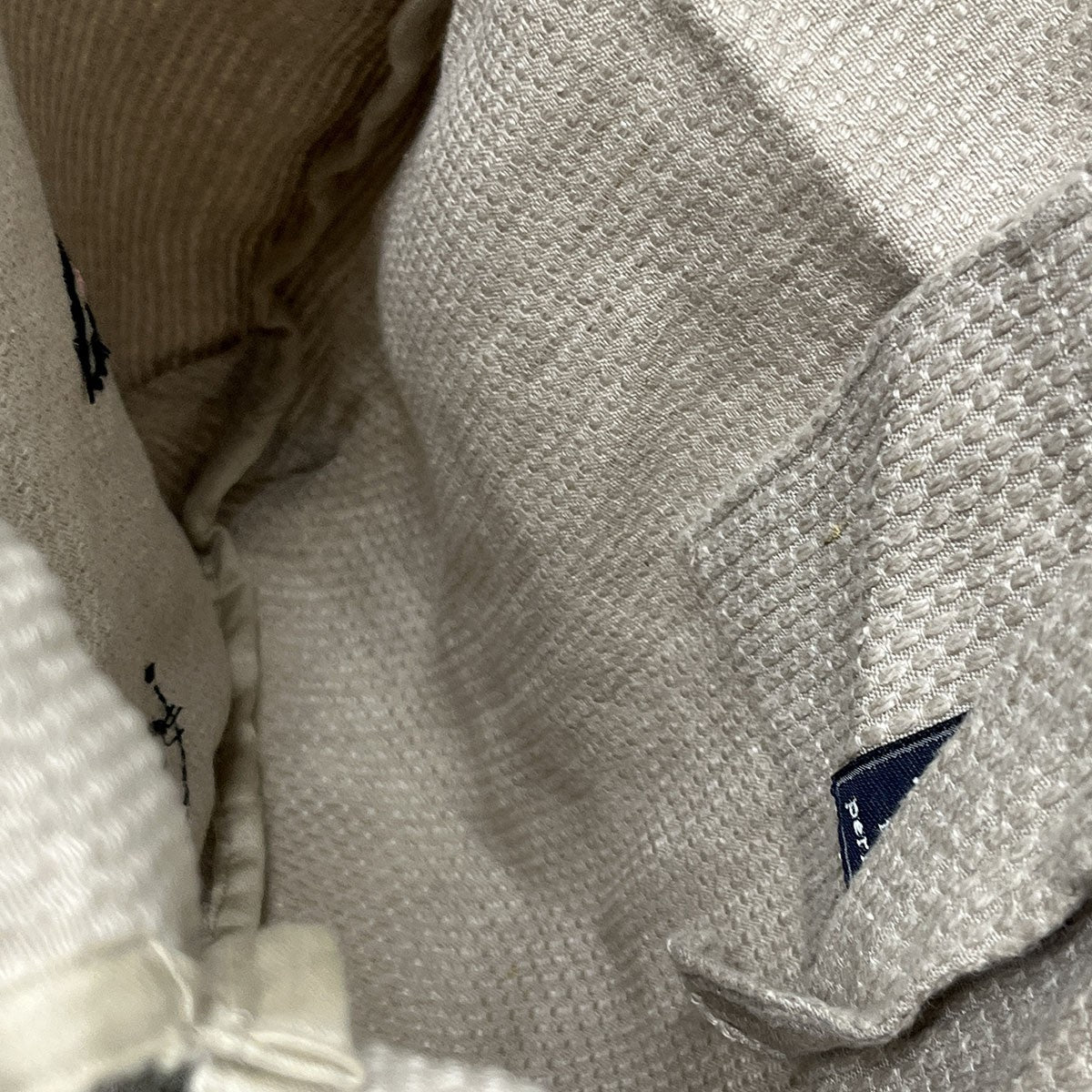 mina perhonen リネンUSA BAGqs9366 古着・中古-4枚目のアイテム画像