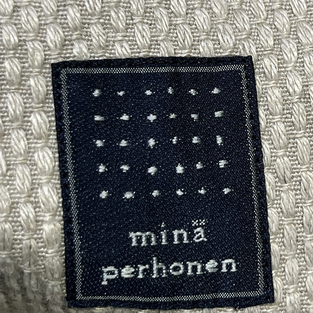 mina perhonen リネンUSA BAGqs9366 古着・中古-5枚目のアイテム画像