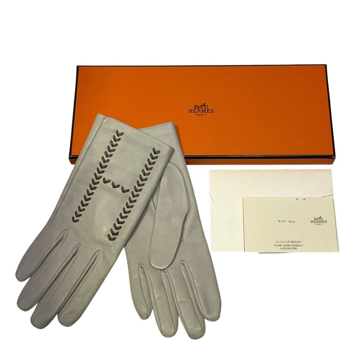 HERMES パーソナルオーダーグローブレザーグローブ 古着・中古-4枚目のアイテム画像