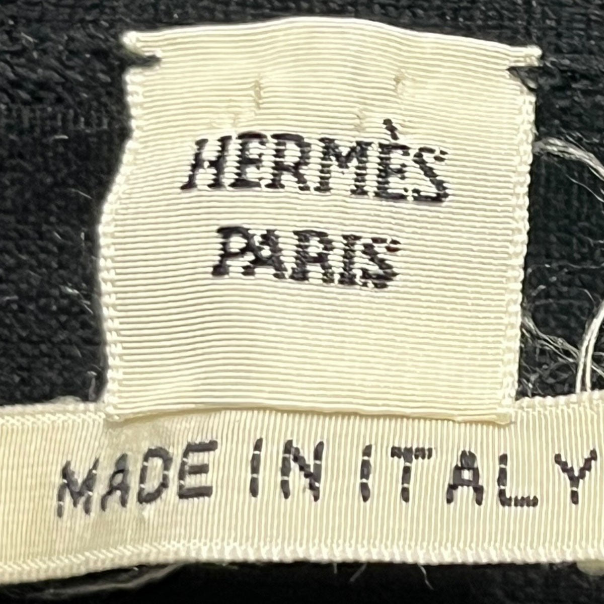 HERMES HロゴコットンシルクVネックセーター 古着・中古-4枚目のアイテム画像