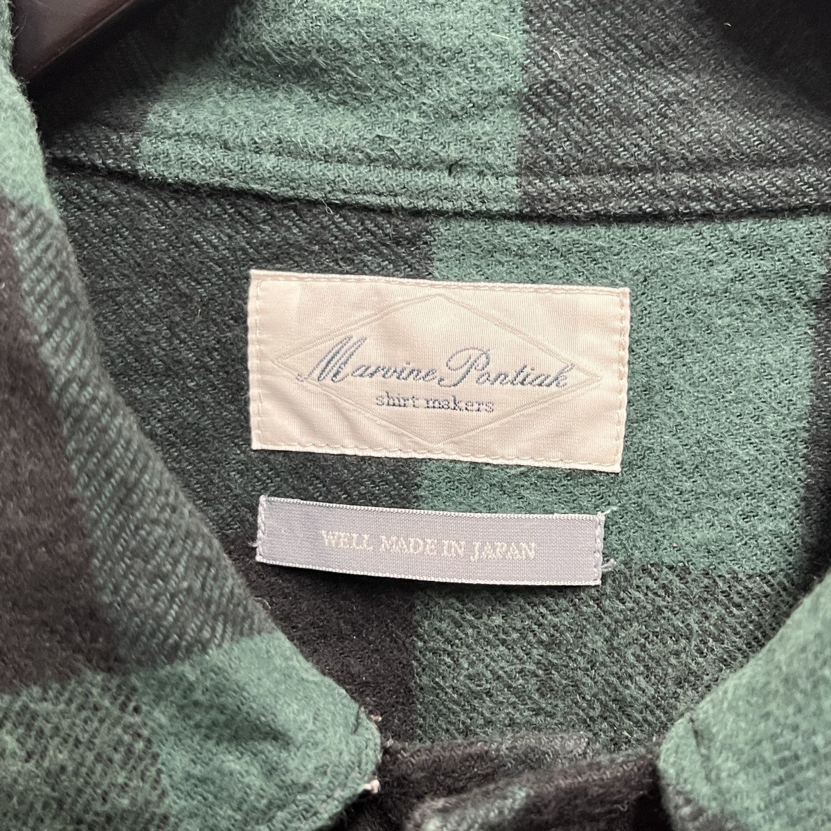 Marvine Pontiak Shirt Makers Cover All SH チェックシャツMPSM-2006S 古着・中古-4枚目のアイテム画像
