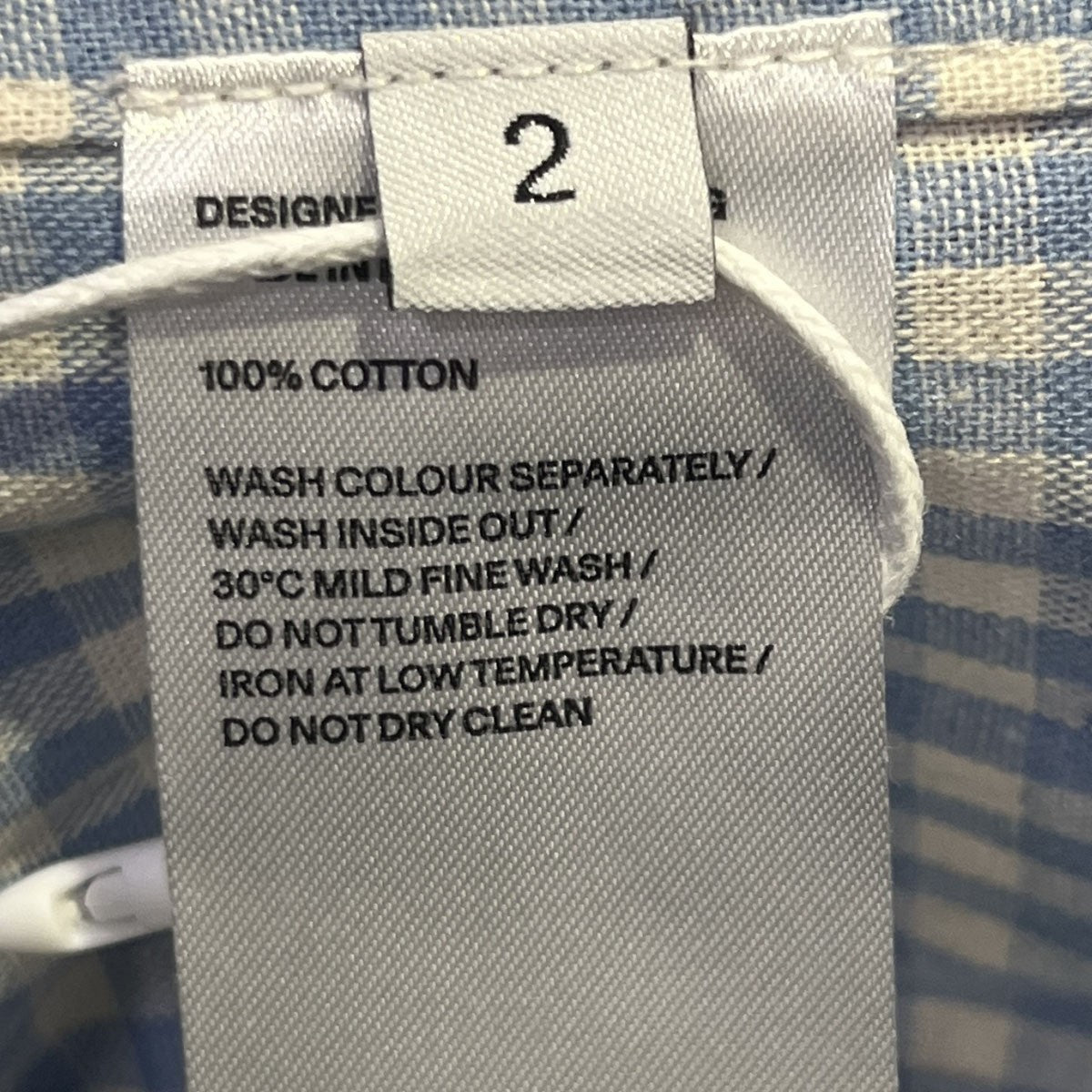 ギンガムチェックシャツ Cotton Gingham Shirt