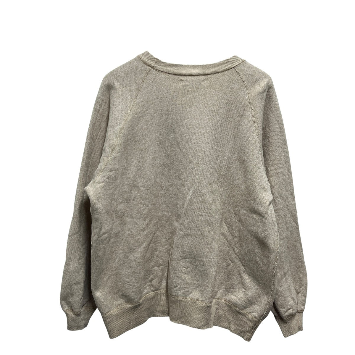 FRONT11201×museum of daily プリントクルーネックsweatshirt ブラウン