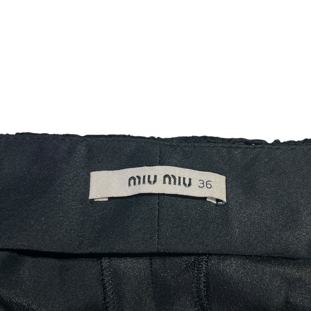 MIU MIU レースパンツ 古着・中古-5枚目のアイテム画像