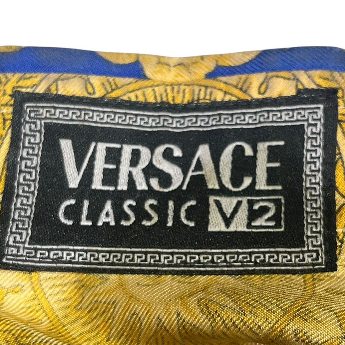 VERSACE CLASSIC V2 バロック柄 帆船シルクシャツ 古着・中古-6枚目のアイテム画像