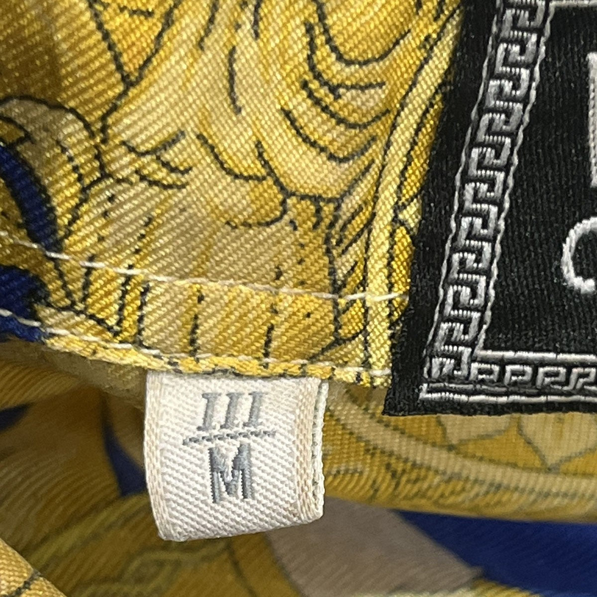 VERSACE CLASSIC V2 バロック柄 帆船シルクシャツ 古着・中古-7枚目のアイテム画像
