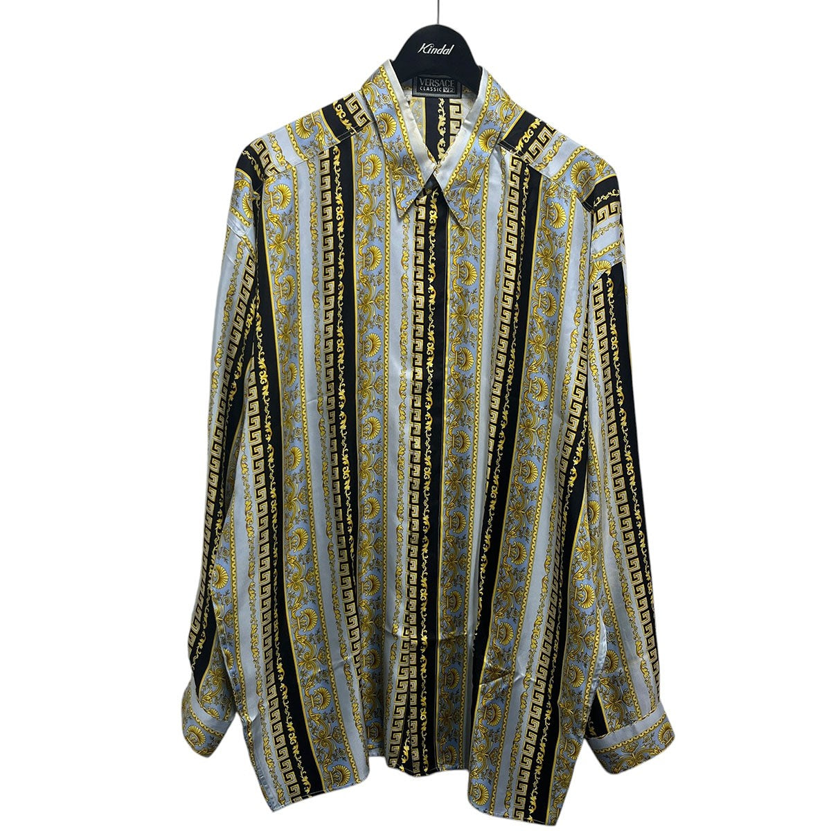 VERSACE CLASSIC V2 バロック柄シルクシャツ 古着・中古-1枚目のアイテム画像