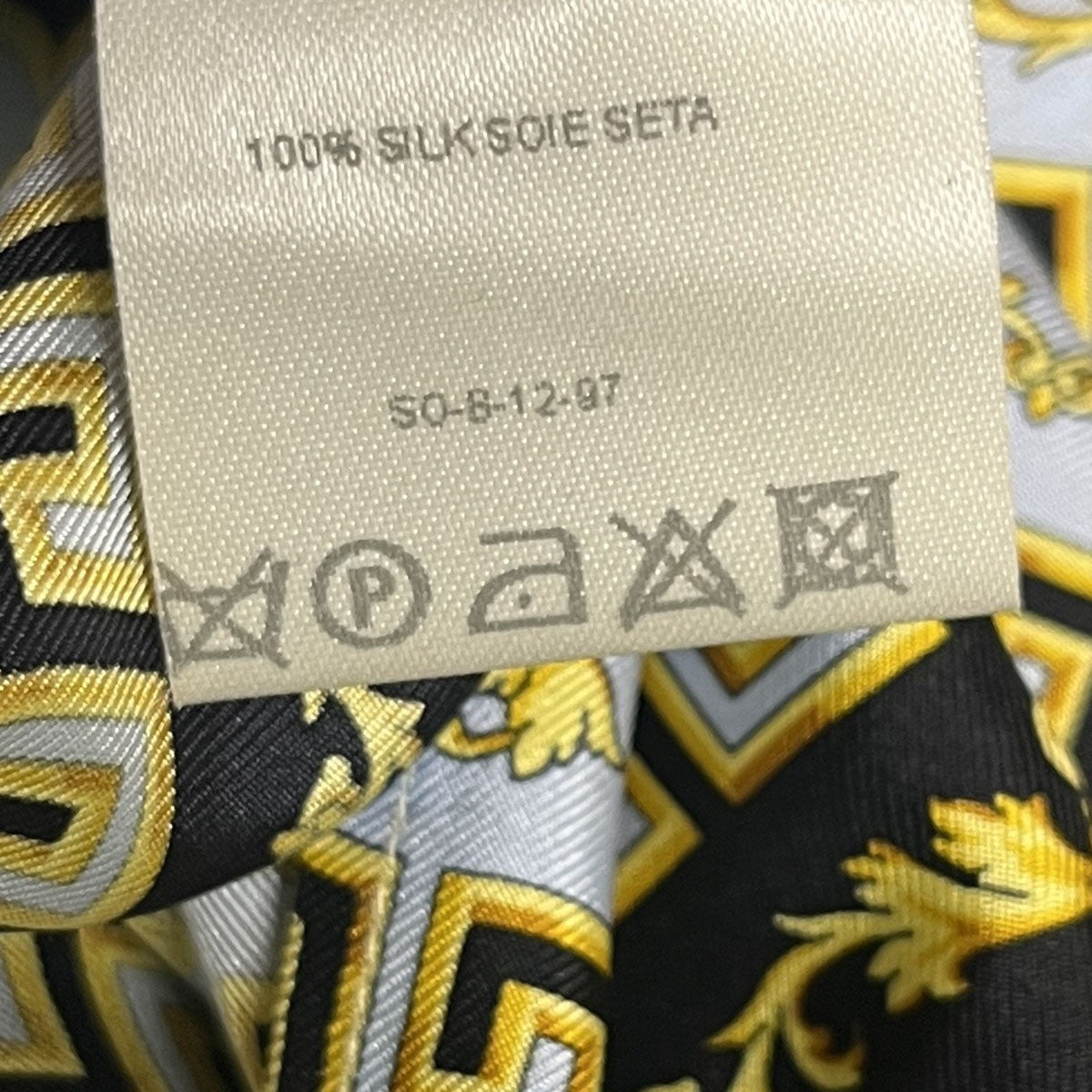 VERSACE CLASSIC V2 バロック柄シルクシャツ 古着・中古-5枚目のアイテム画像