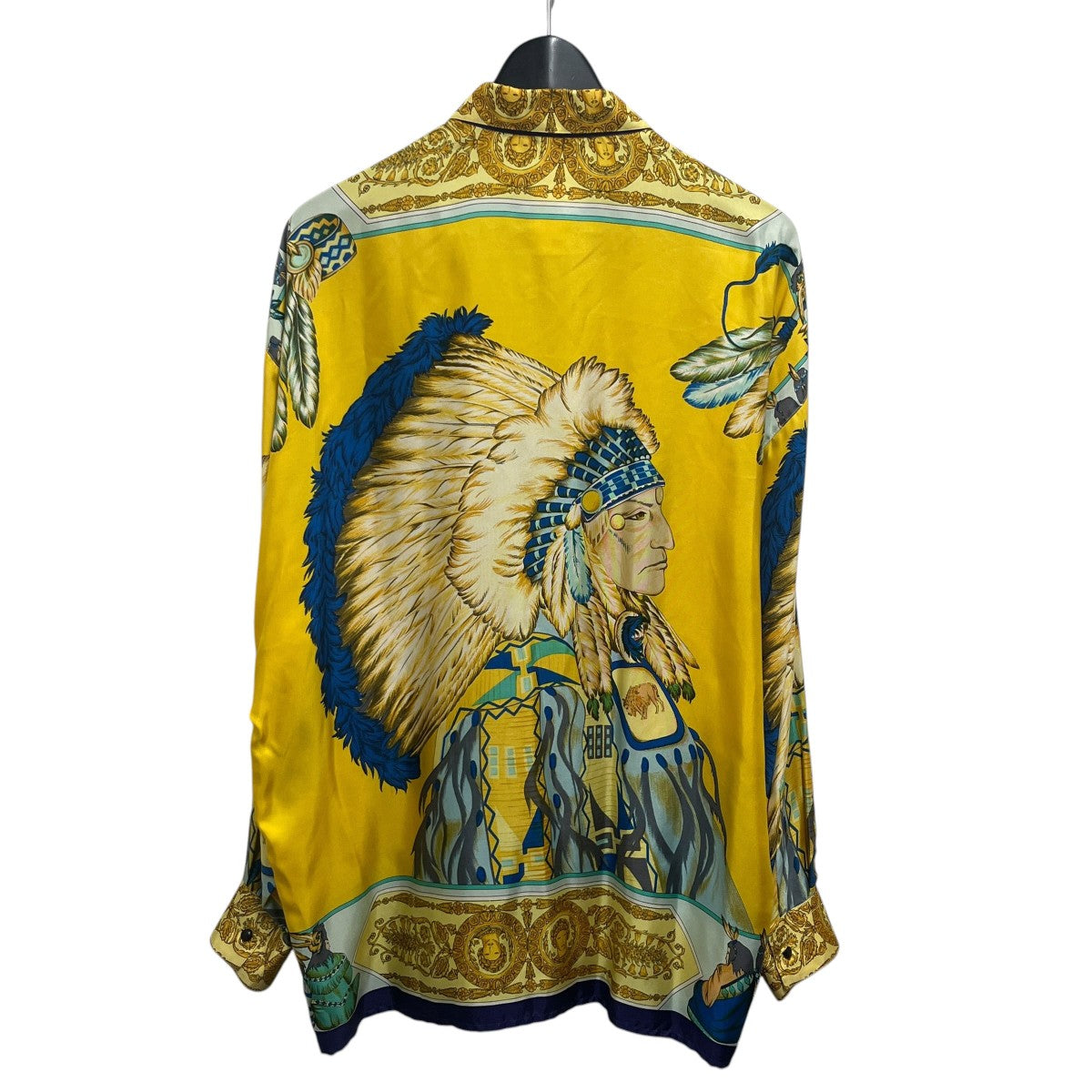VERSACE ISTANTE(ヴェルサーチイスタンテ) Indian Head シルクシャツ