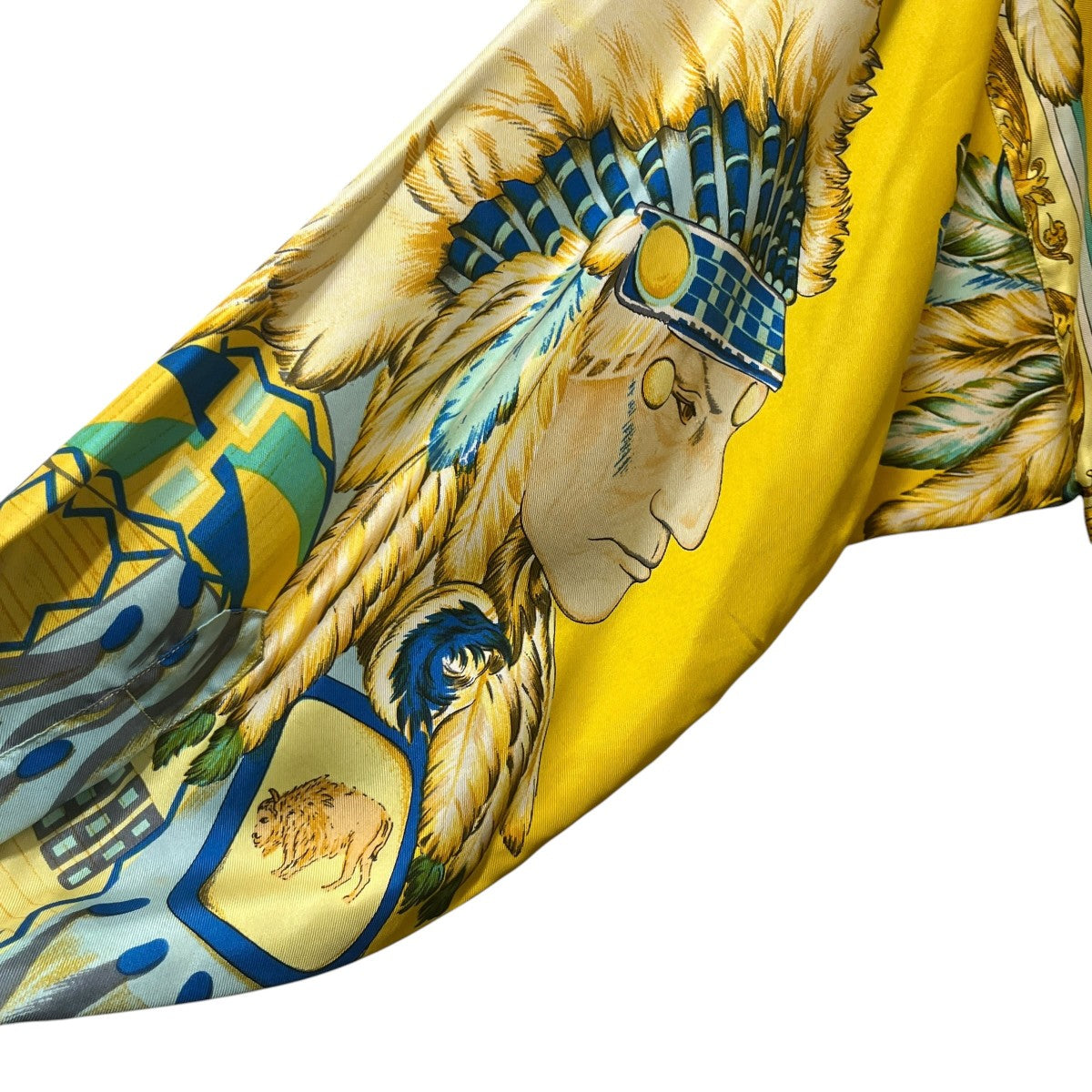 VERSACE ISTANTE(ヴェルサーチイスタンテ) Indian Head シルクシャツ