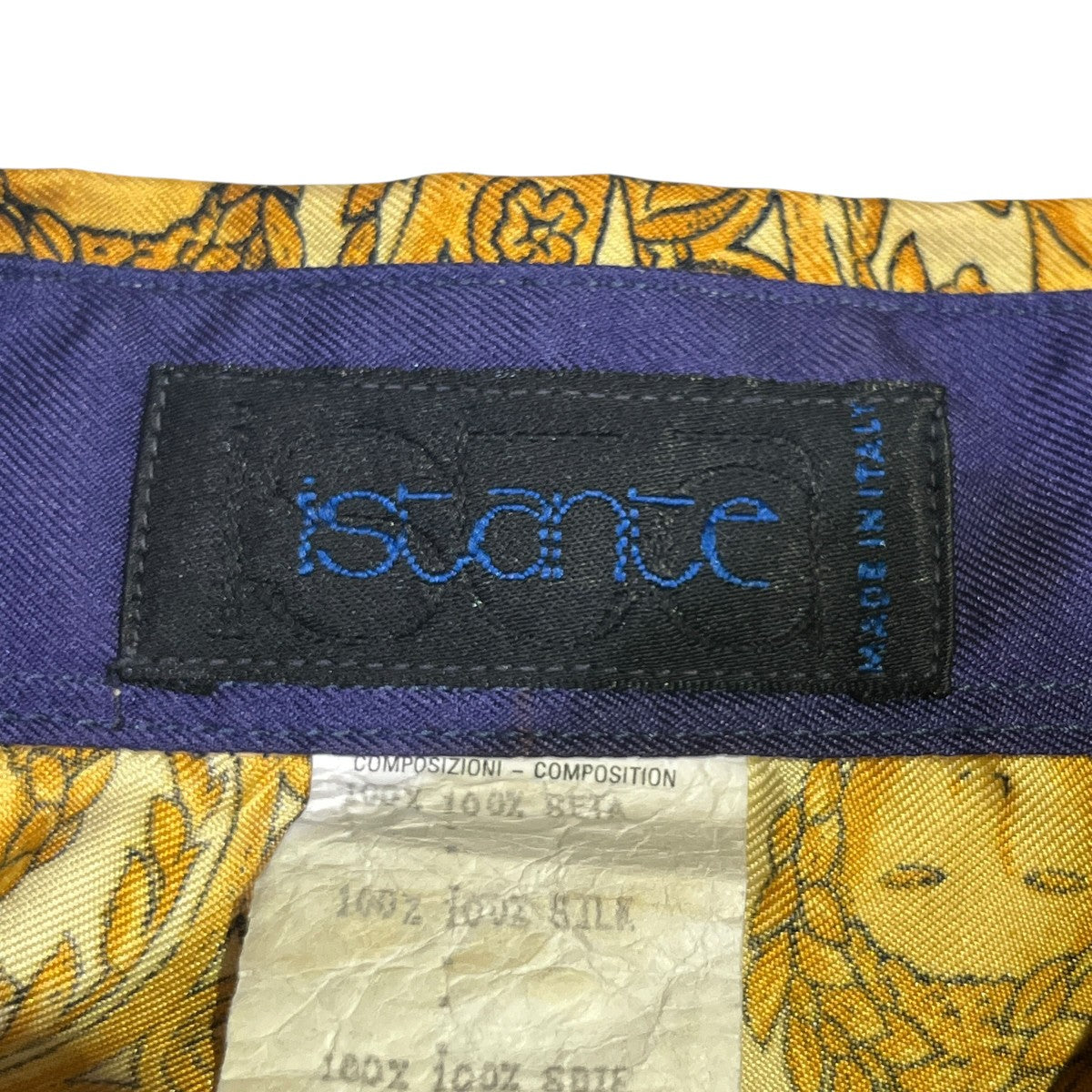 VERSACE ISTANTE(ヴェルサーチイスタンテ) Indian Head シルクシャツ