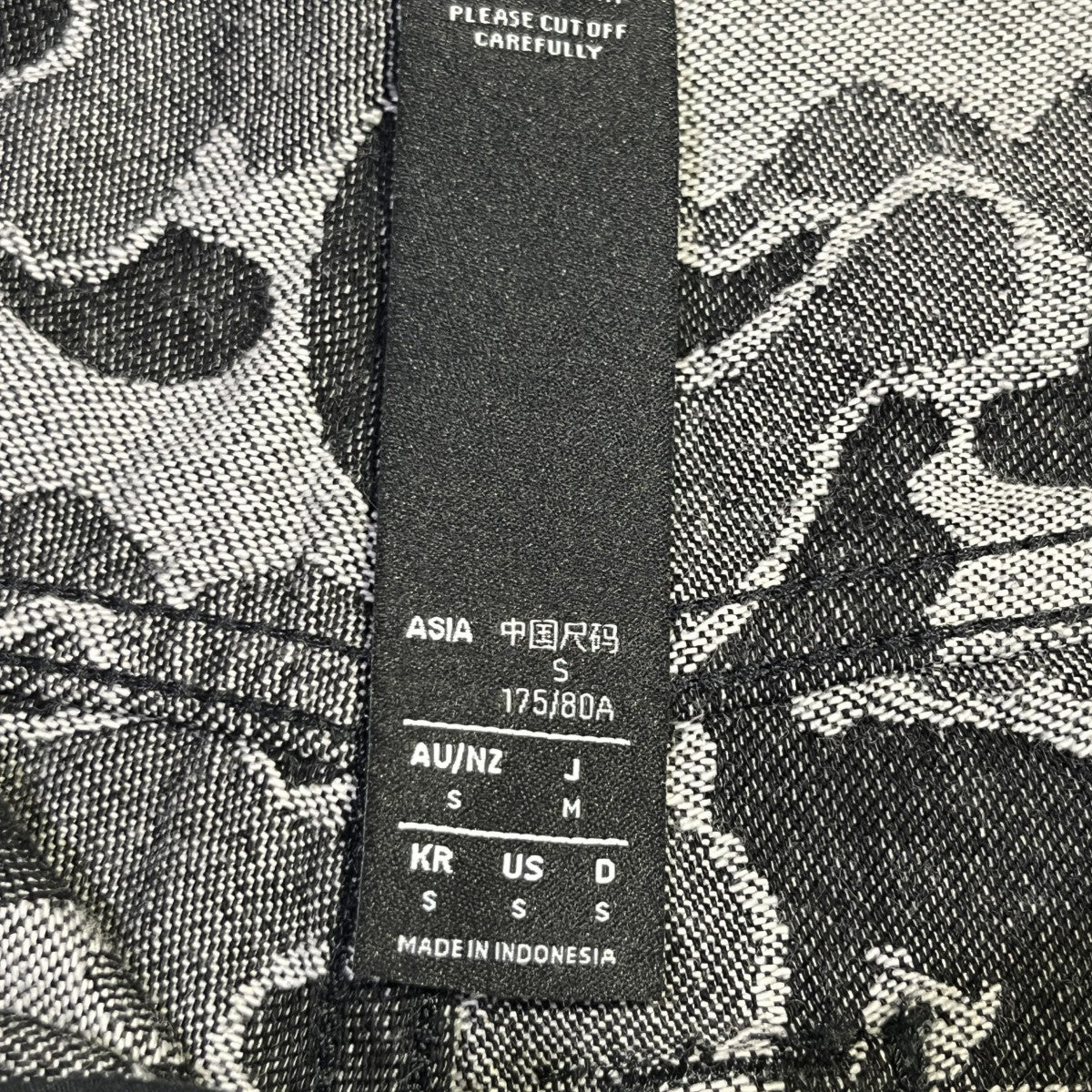 adidas originals×A BATHING APE SHARK DENIM JORTS BAPE ハーフパンツKF4917 古着・中古-7枚目のアイテム画像