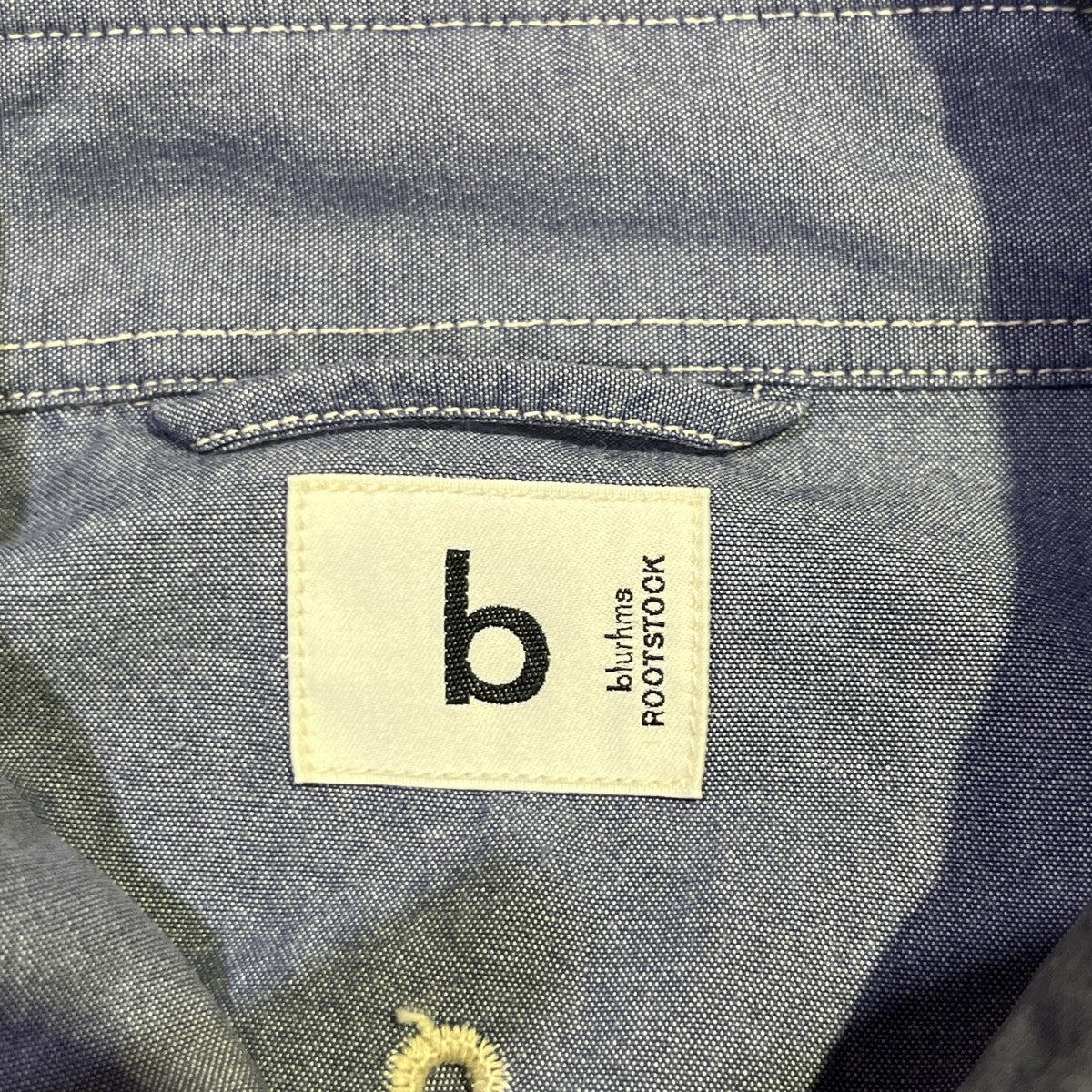 blurhms ROOTSTOCK Classic Chambray Work ShirtROOTS21F7 古着・中古-5枚目のアイテム画像