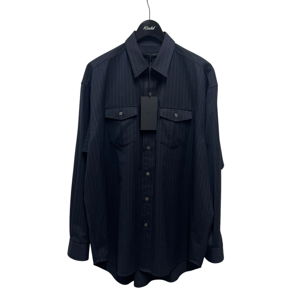 juha 26SSPINSTRIPE WESTERN SHIRT 古着・中古-1枚目のアイテム画像