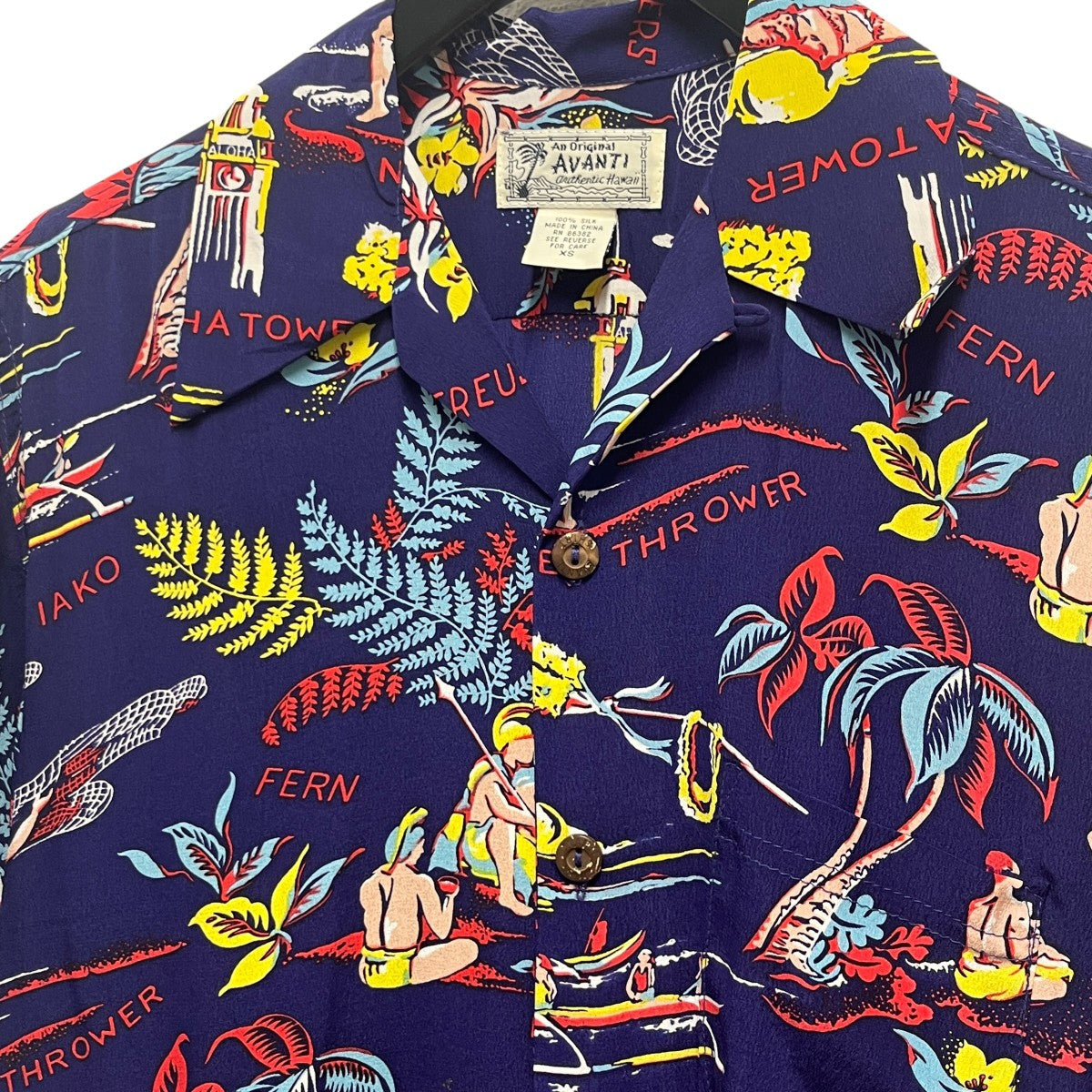 シルクアロハシャツ