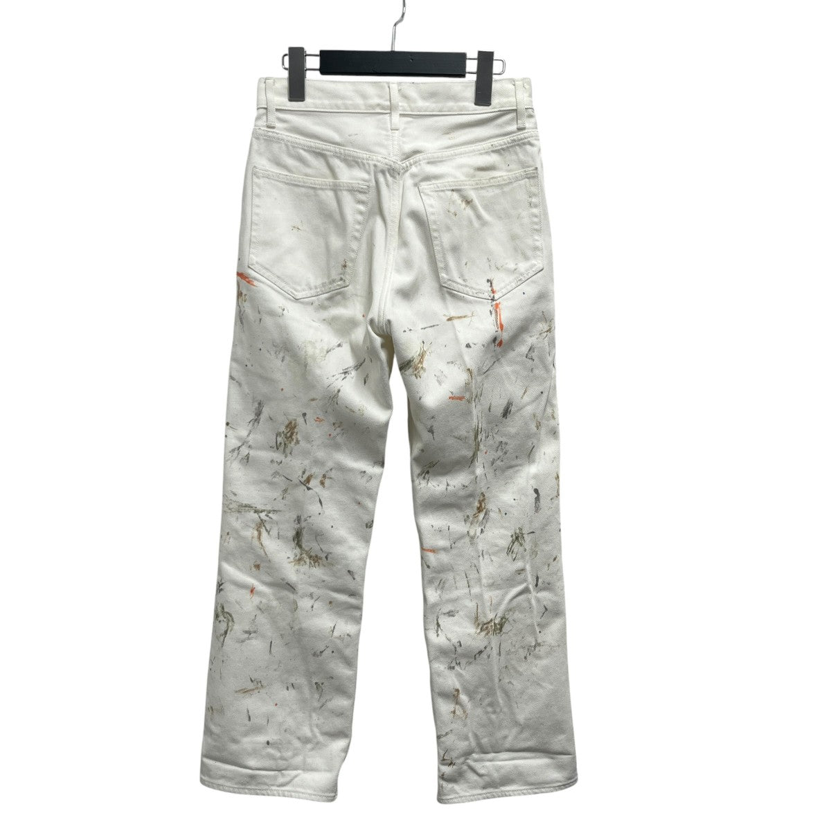 AURALEE HARD TWIST DENIM HAND PAINTED 5P PANTSA20AP03DP 古着・中古-2枚目のアイテム画像