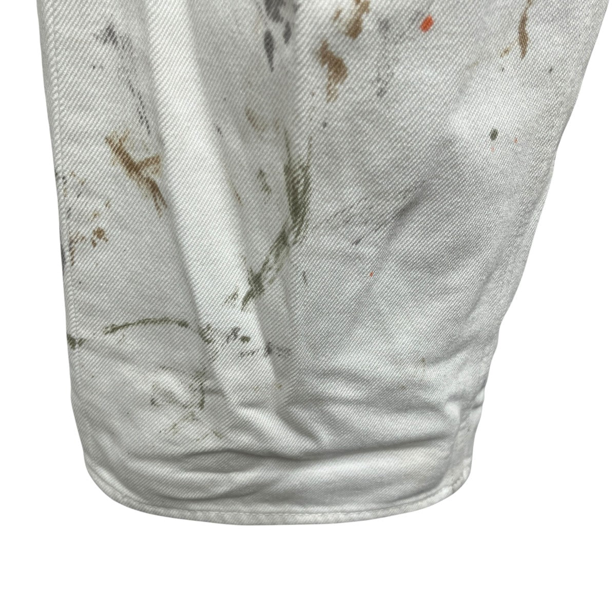 AURALEE HARD TWIST DENIM HAND PAINTED 5P PANTSA20AP03DP 古着・中古-3枚目のアイテム画像