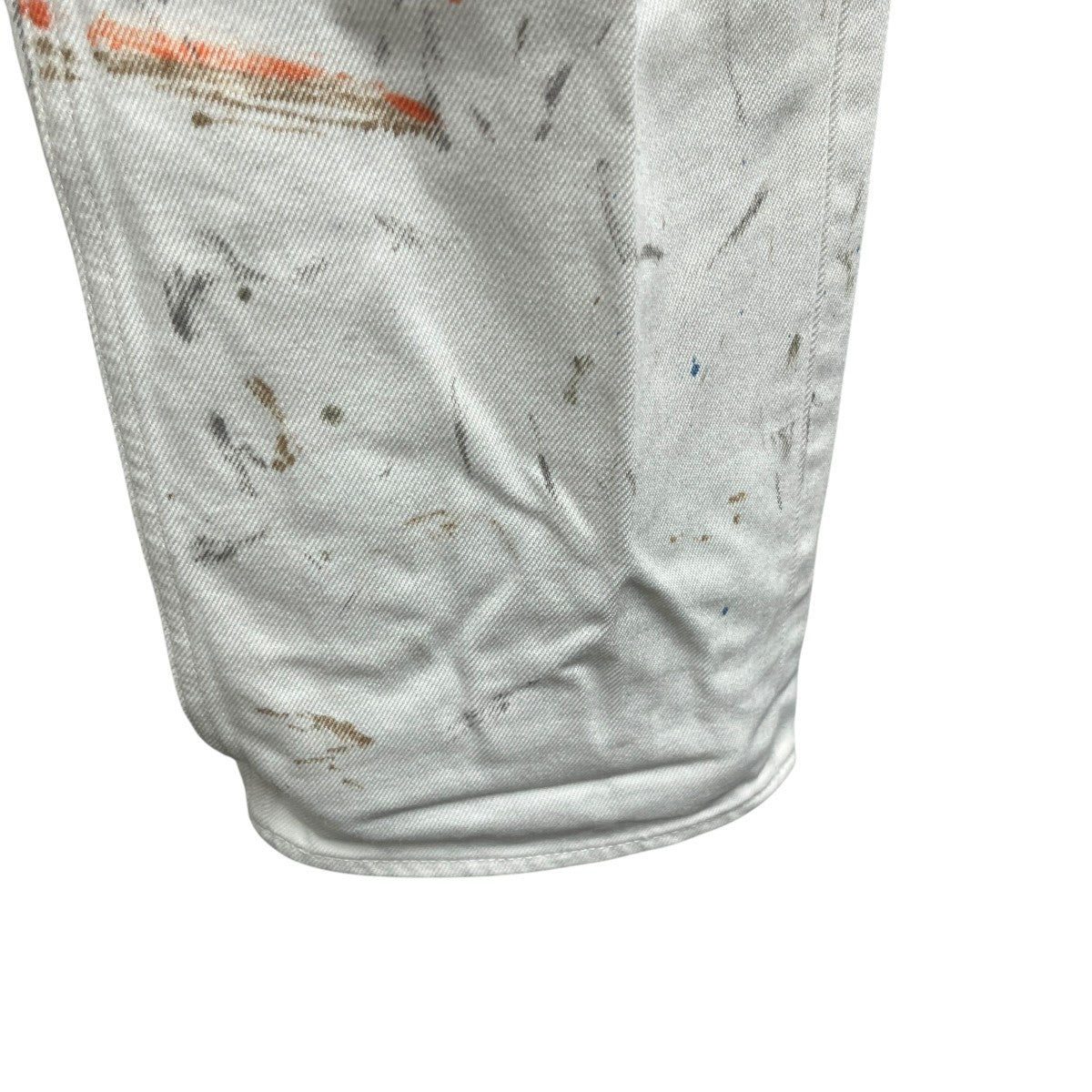 AURALEE HARD TWIST DENIM HAND PAINTED 5P PANTSA20AP03DP 古着・中古-4枚目のアイテム画像